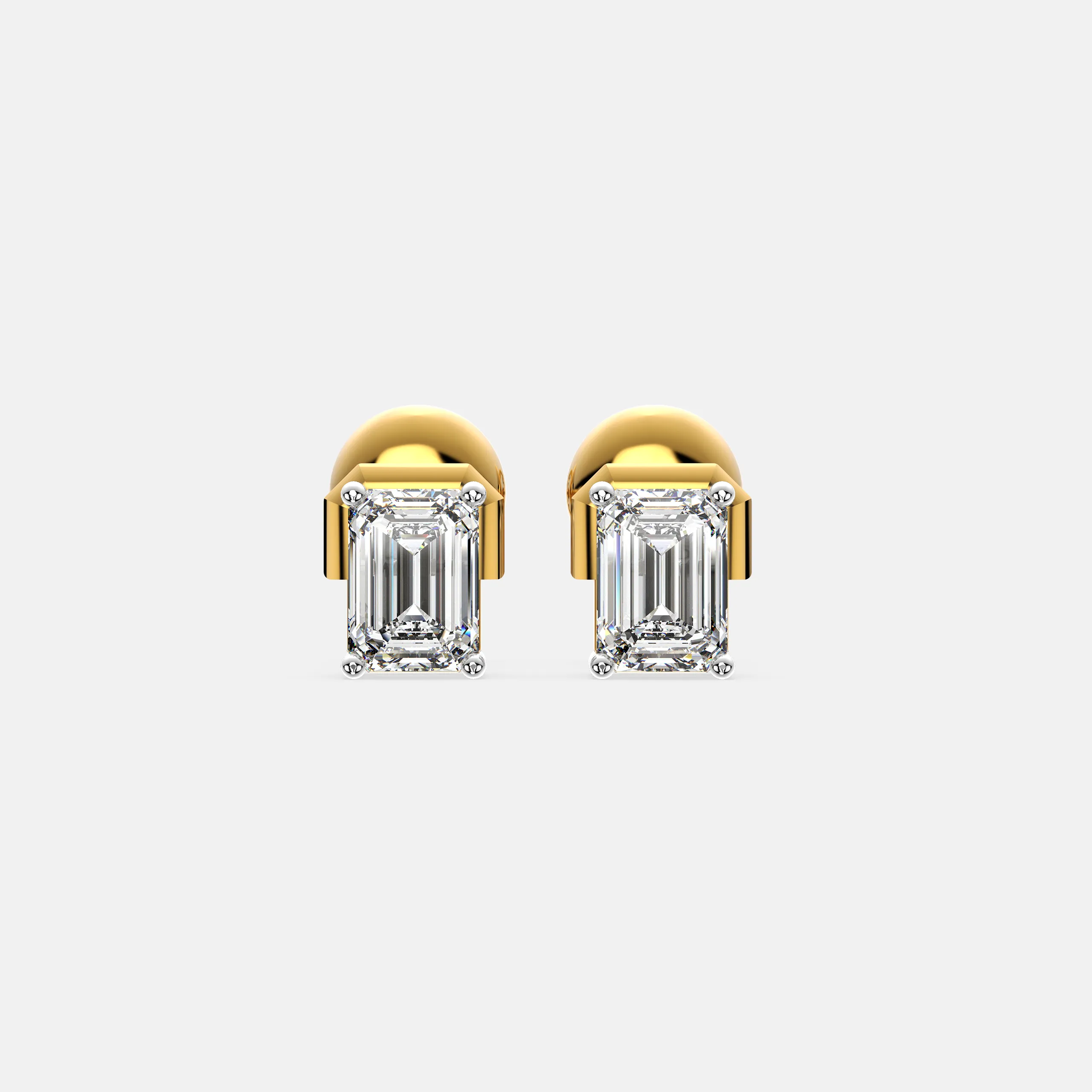 Emerald Frame Earrings