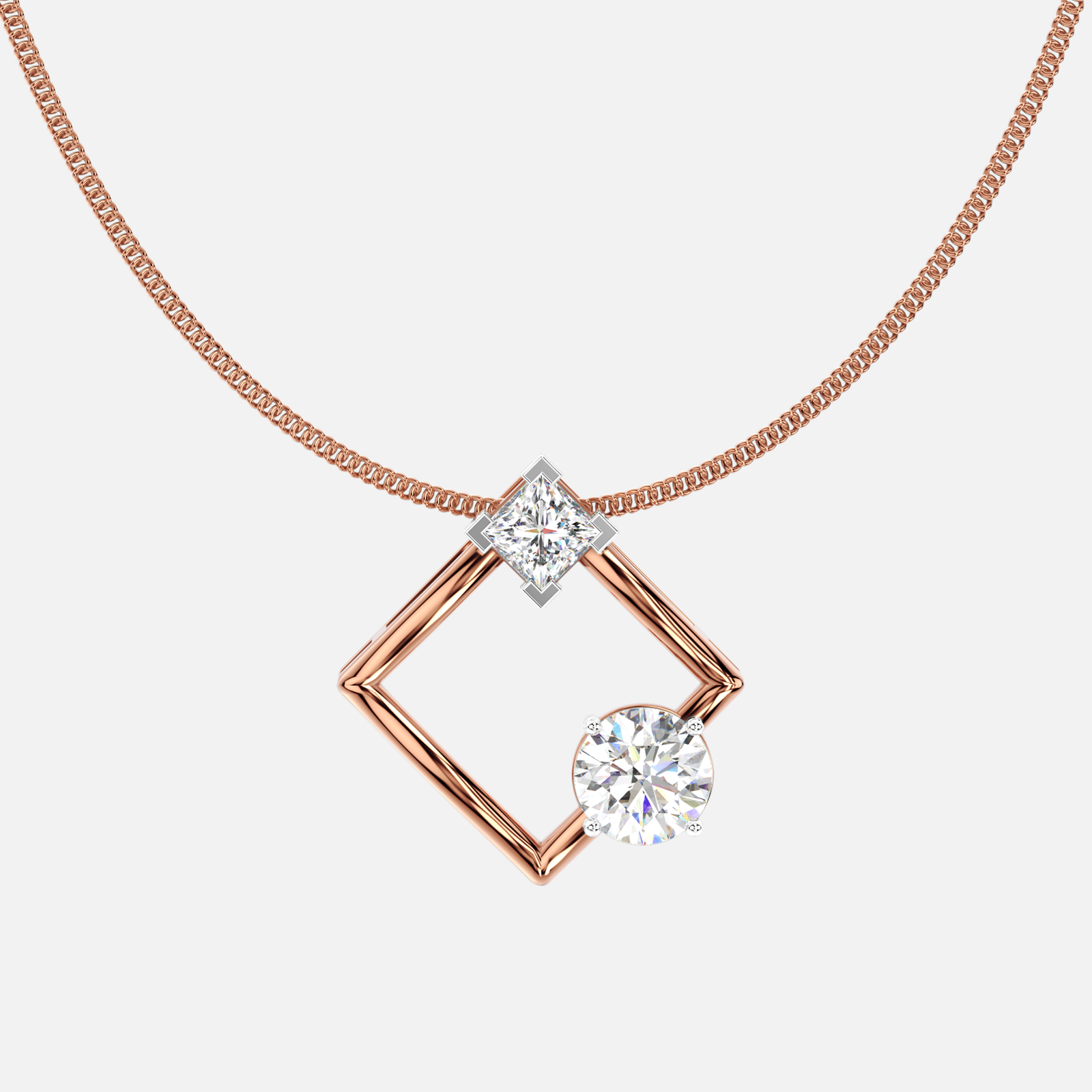 Chic Unity Diamond Pendant