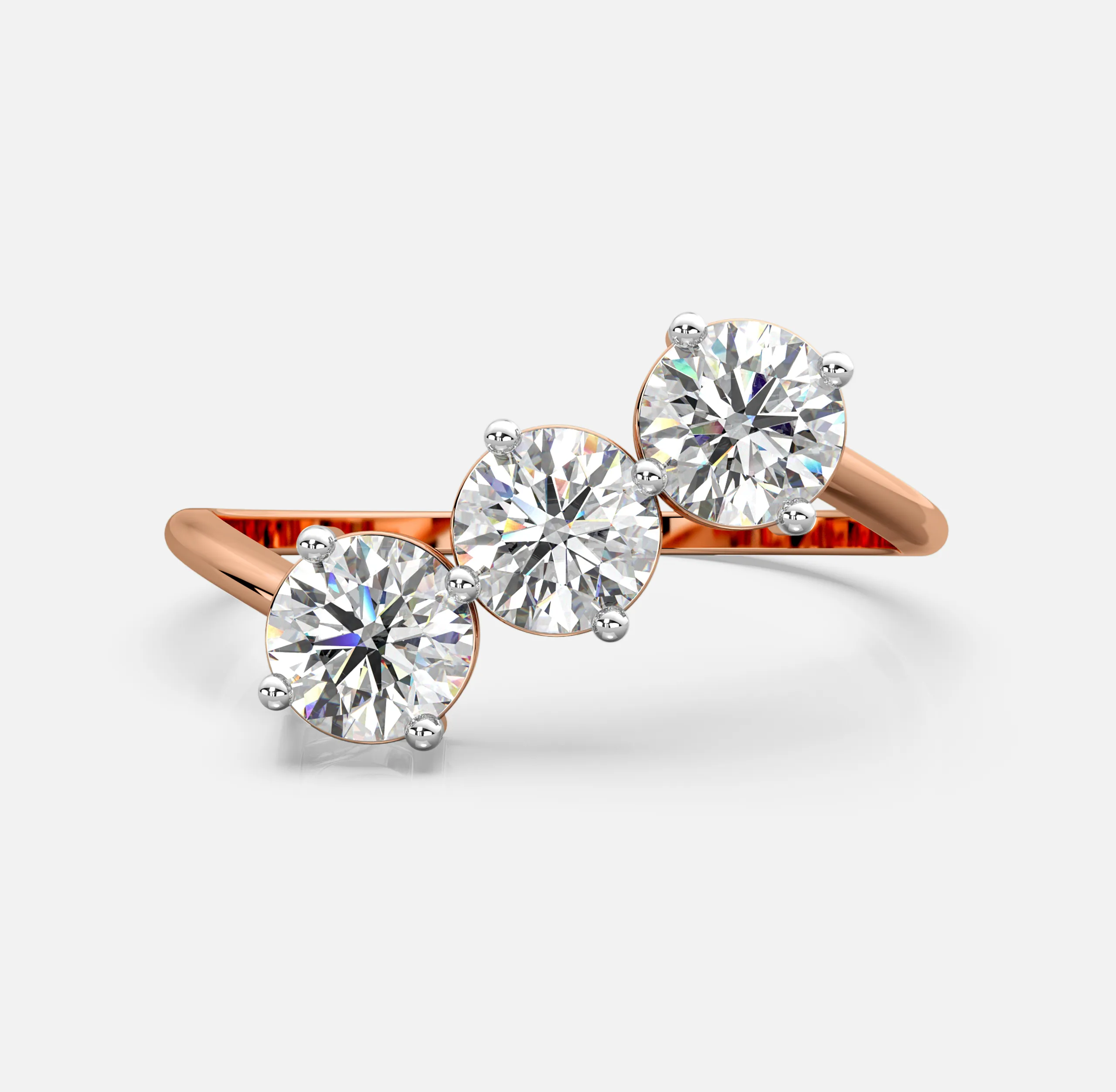Trio Elegance Diamond Ring