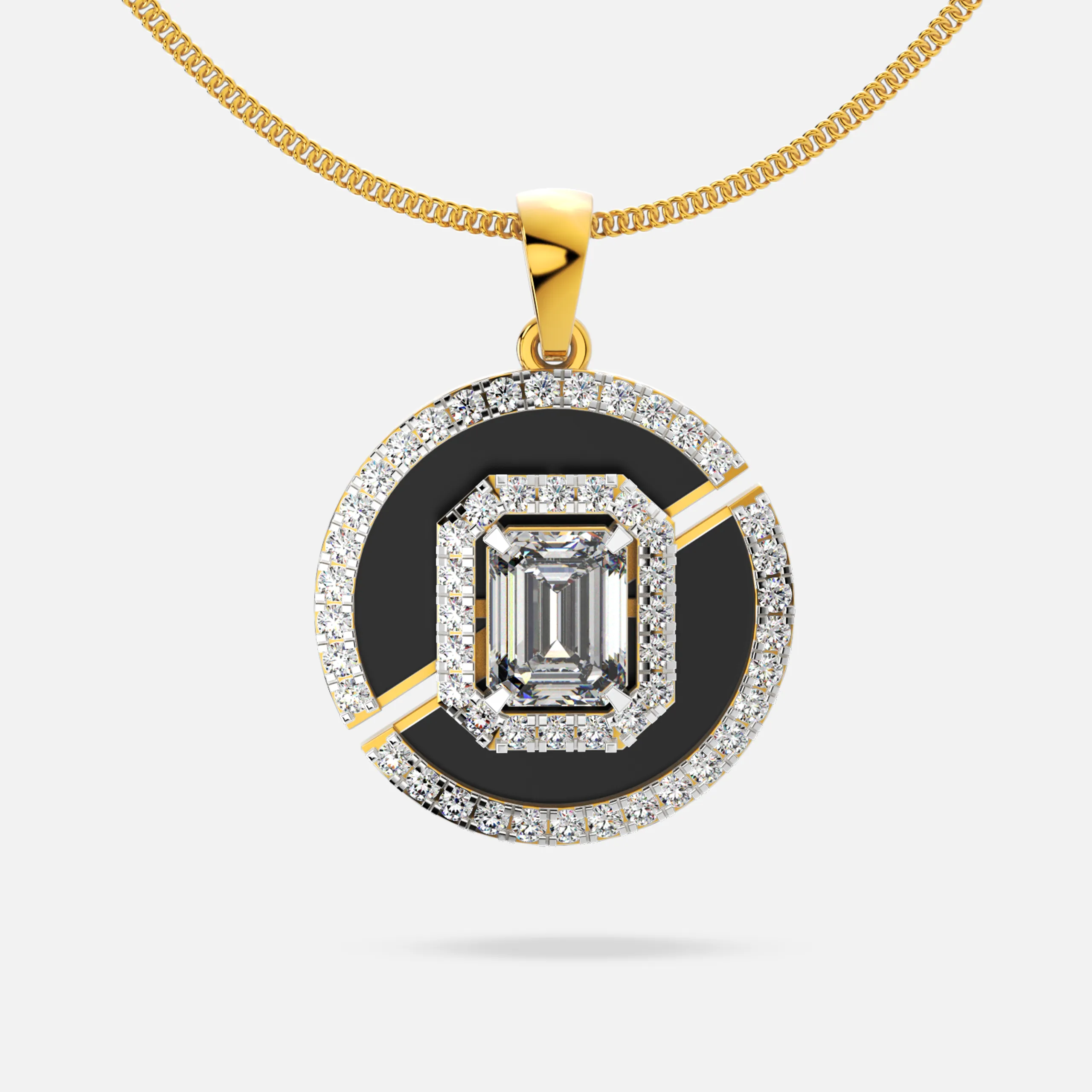 Artistic Diamond Pendant