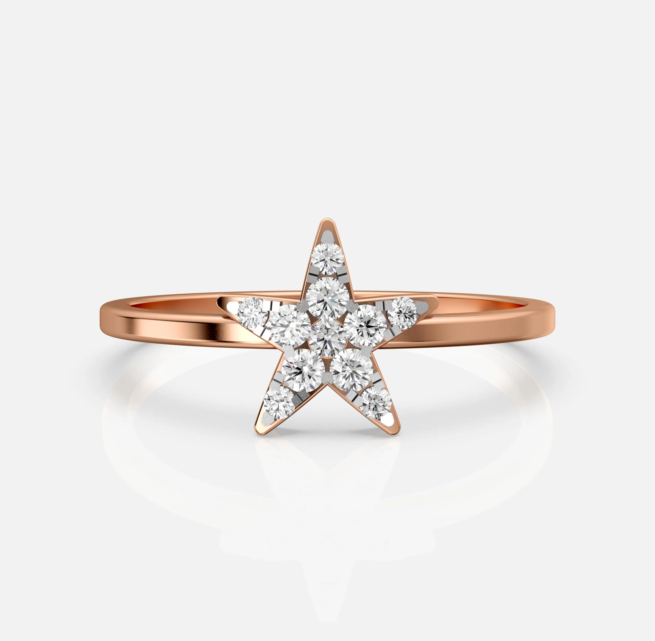 Celestial Star Diamond Ring