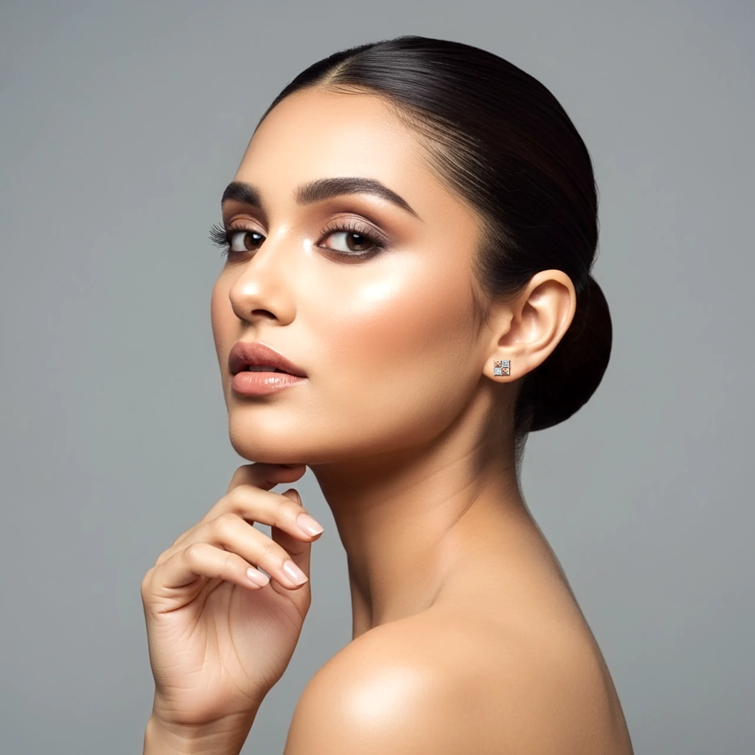 Quadra Aura Diamond Earrings