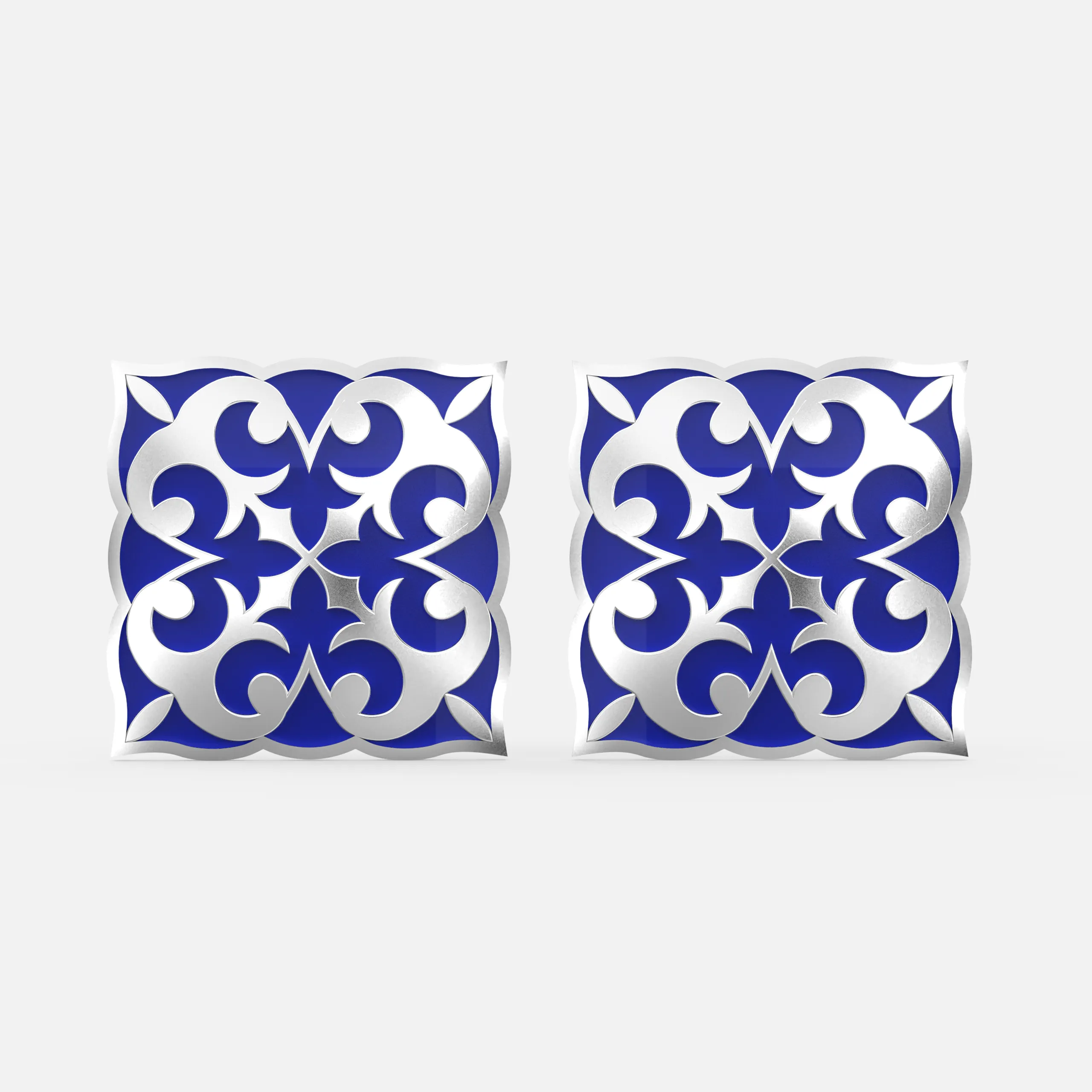 Orvella Regal Motif Earring