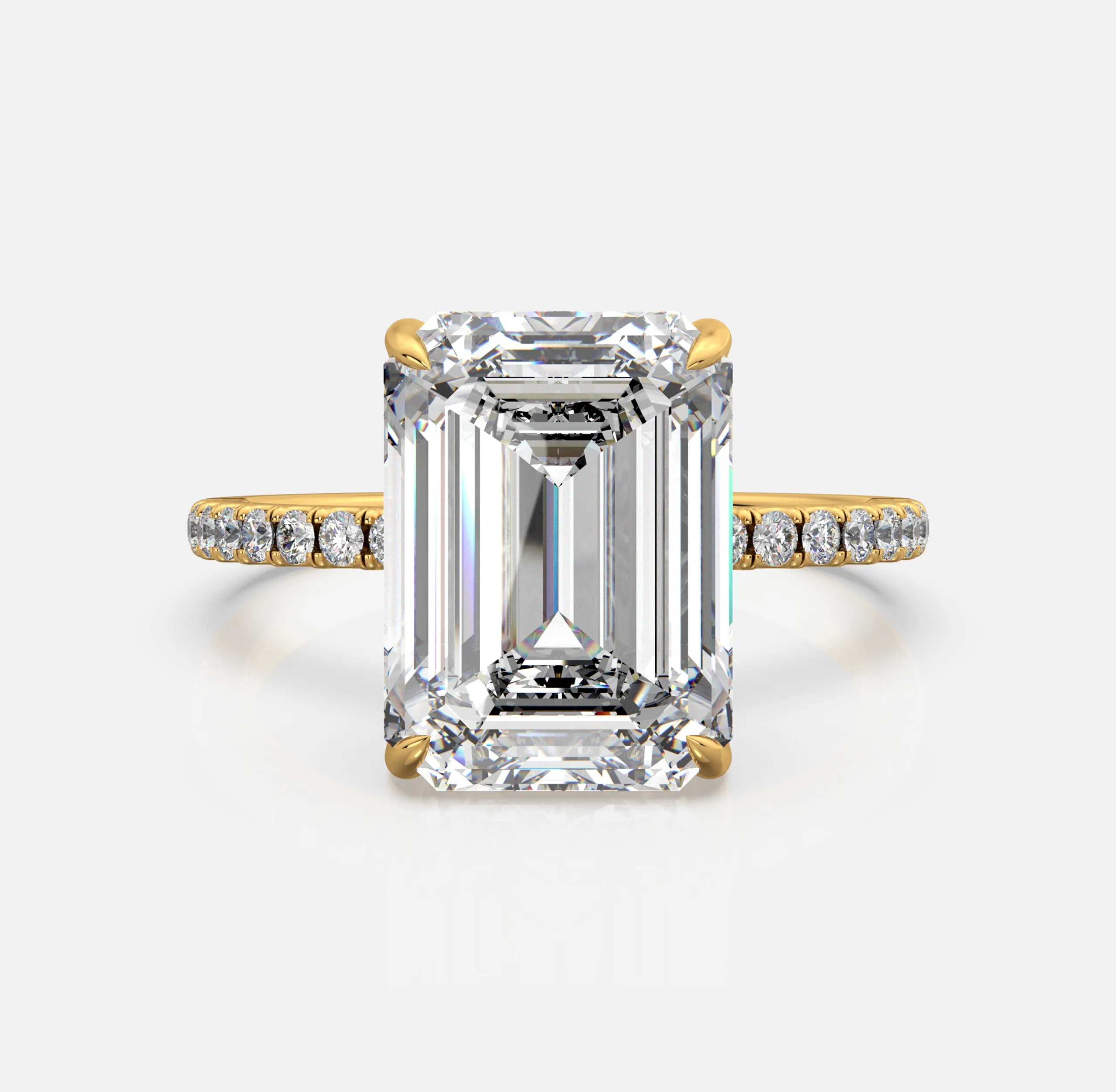 Scarlet Solitaire Ring