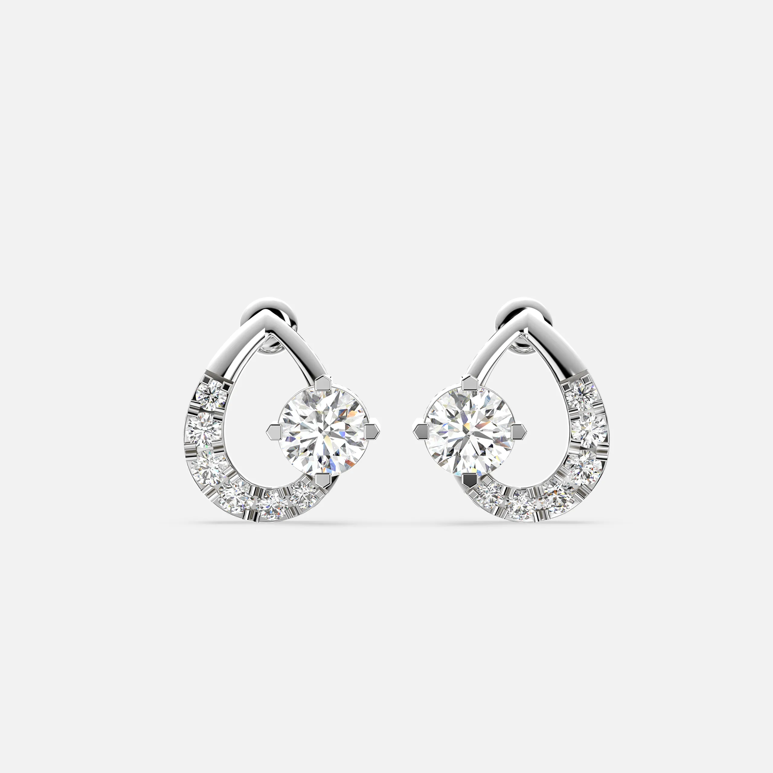 Nysa Halo Earrings