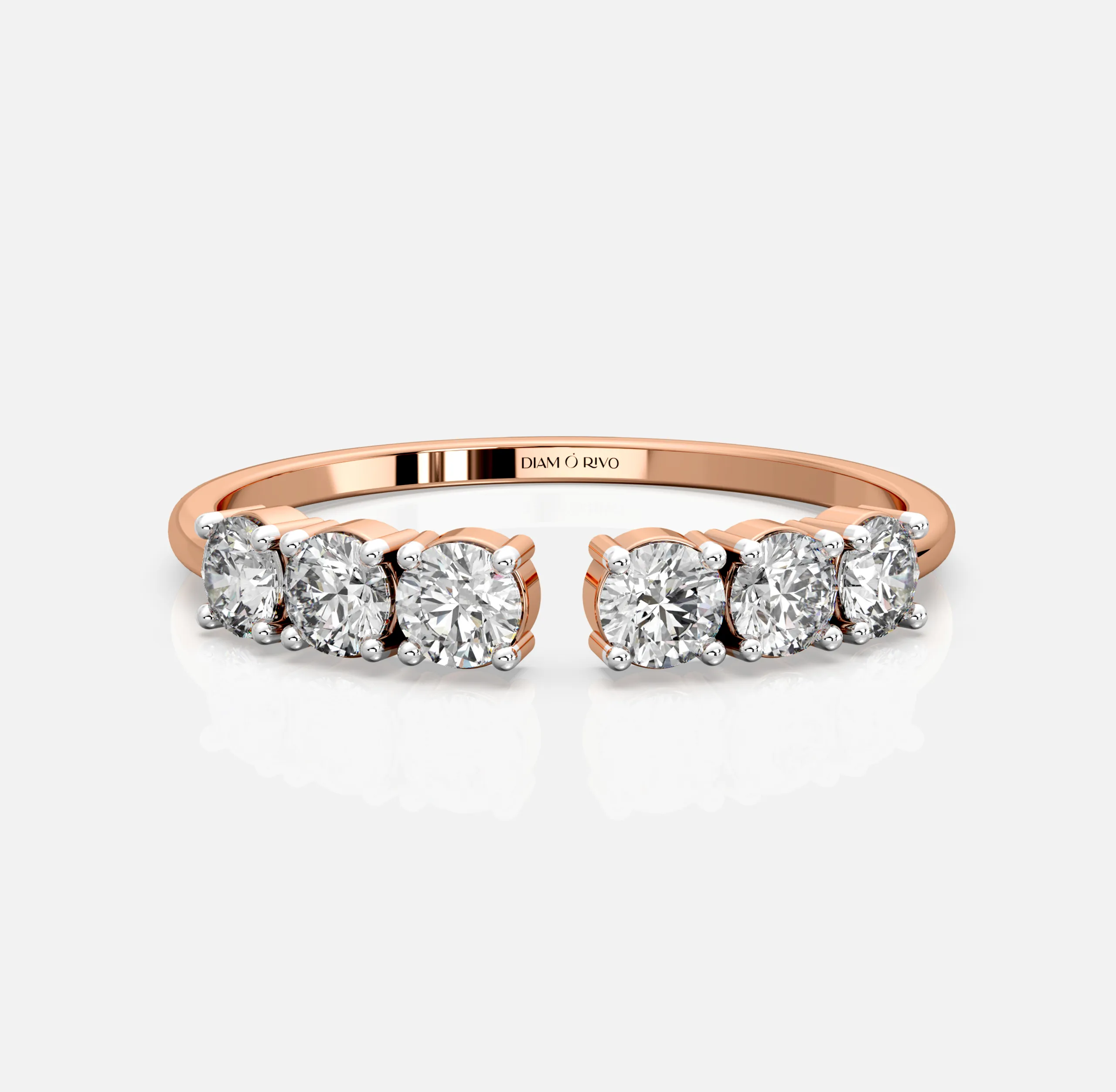 Split Shank Diamond Band