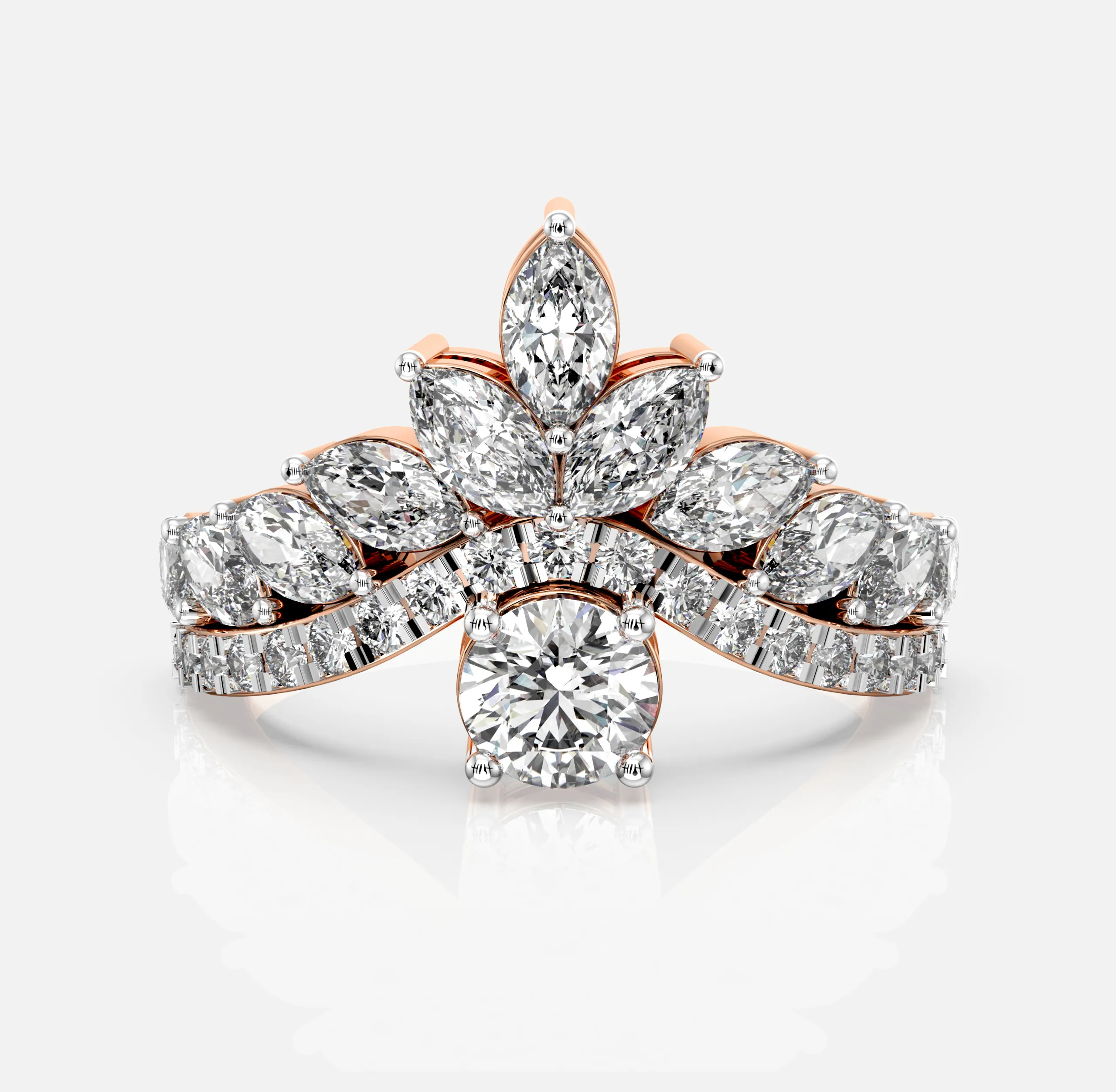 Majestic Floral Ring