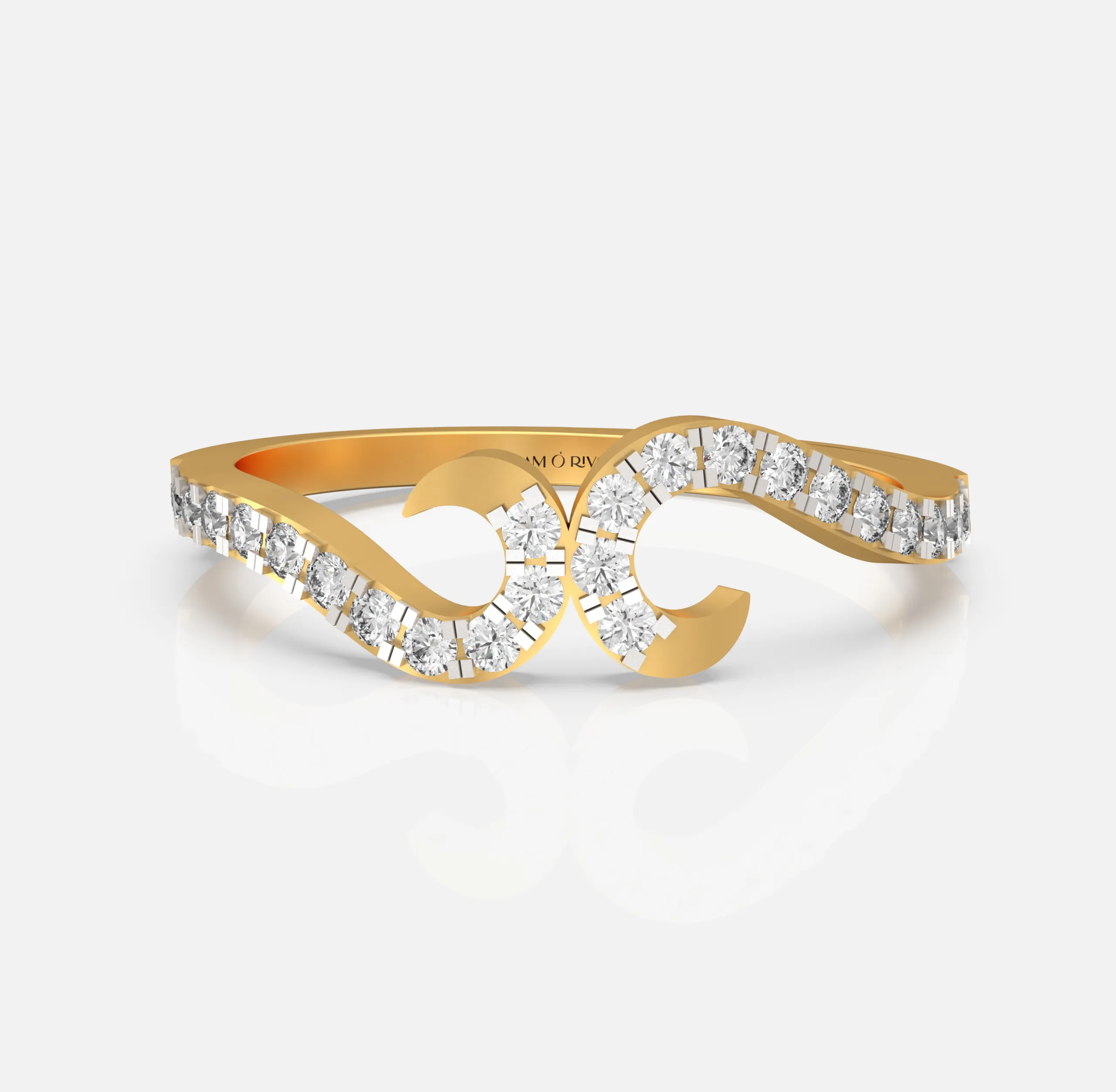 Infinity Flow Diamond Ring