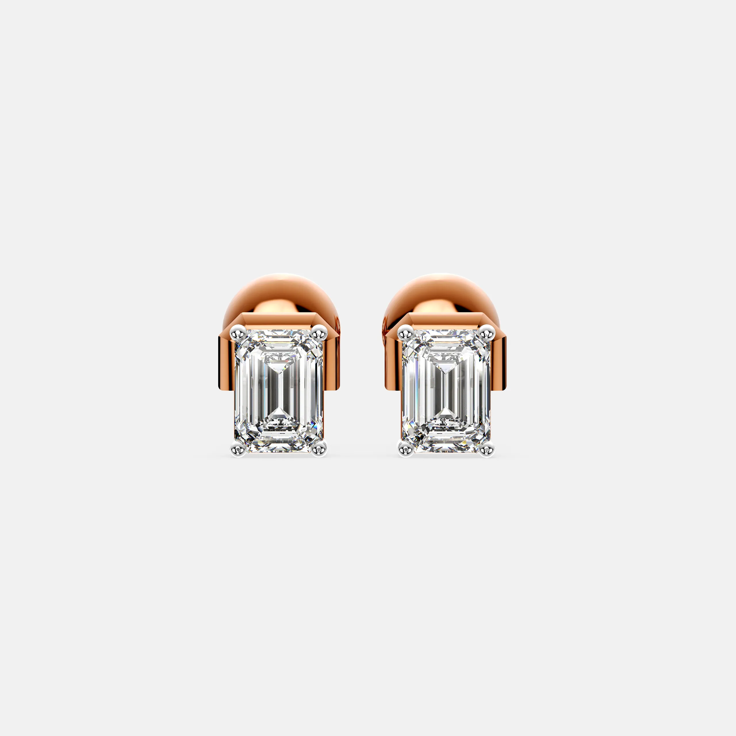 Emerald Frame Earrings