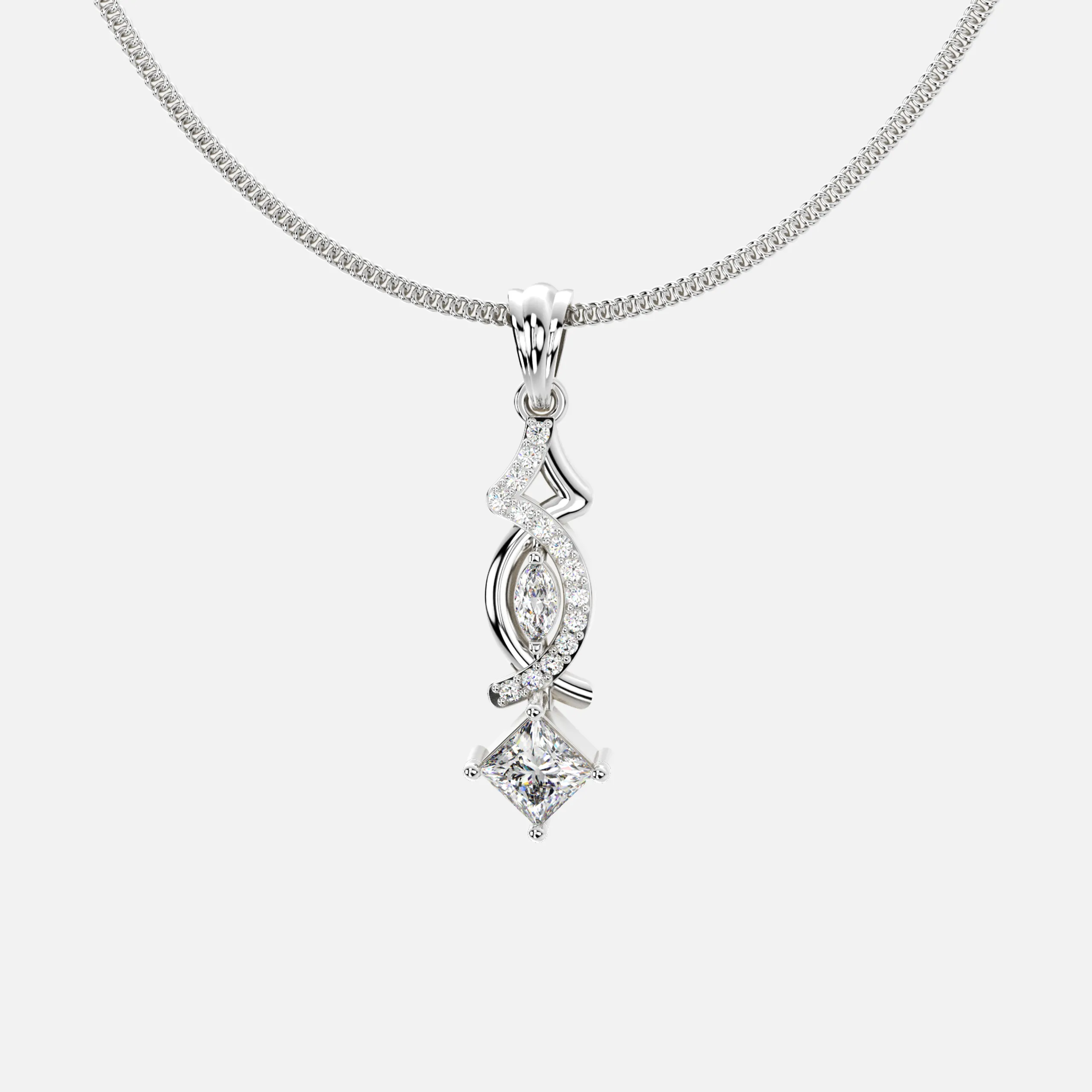 Radiance Grace Diamond Pendant