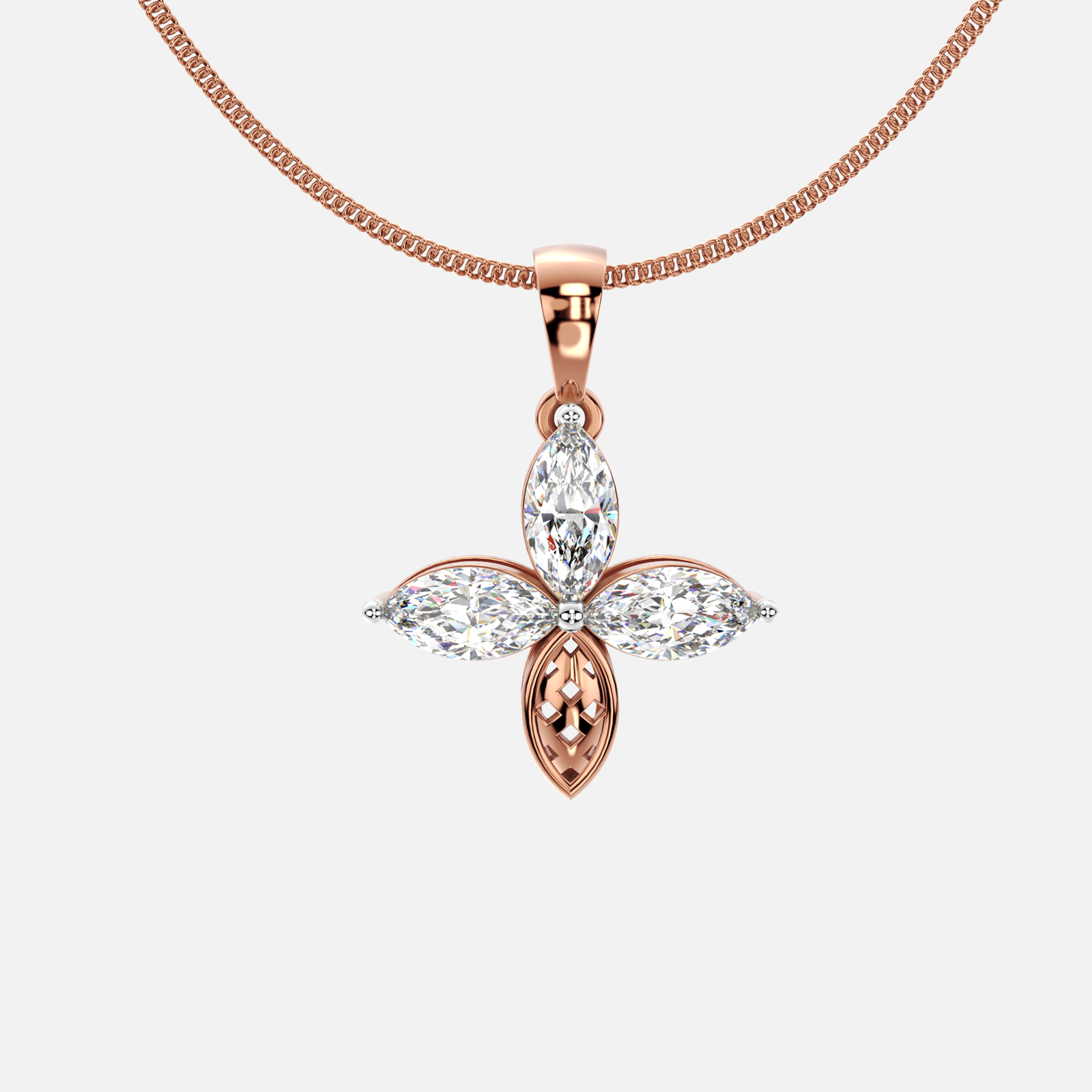 Marquise Bliss Diamond Pendant