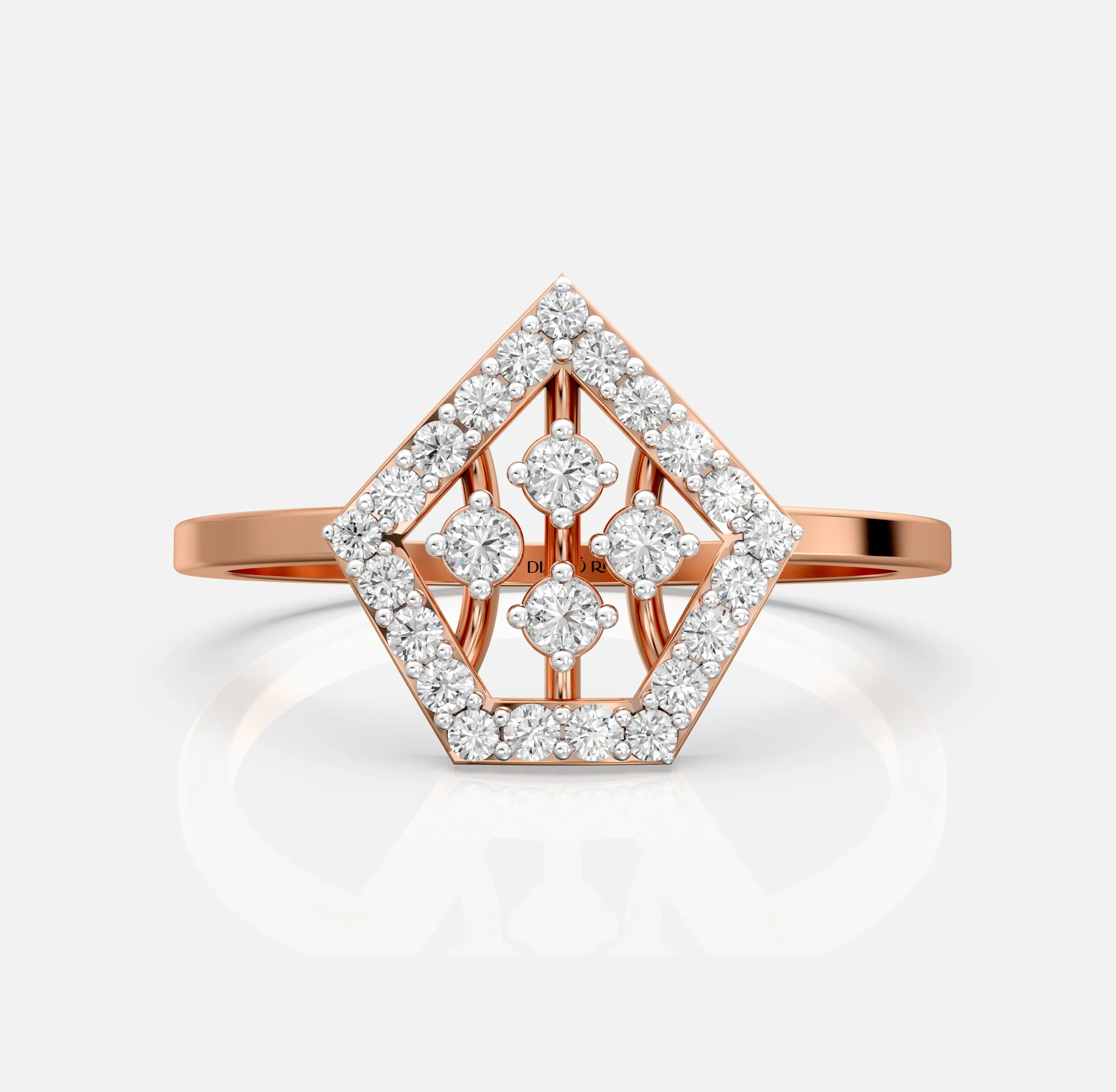 Celestial Frame Diamond Ring