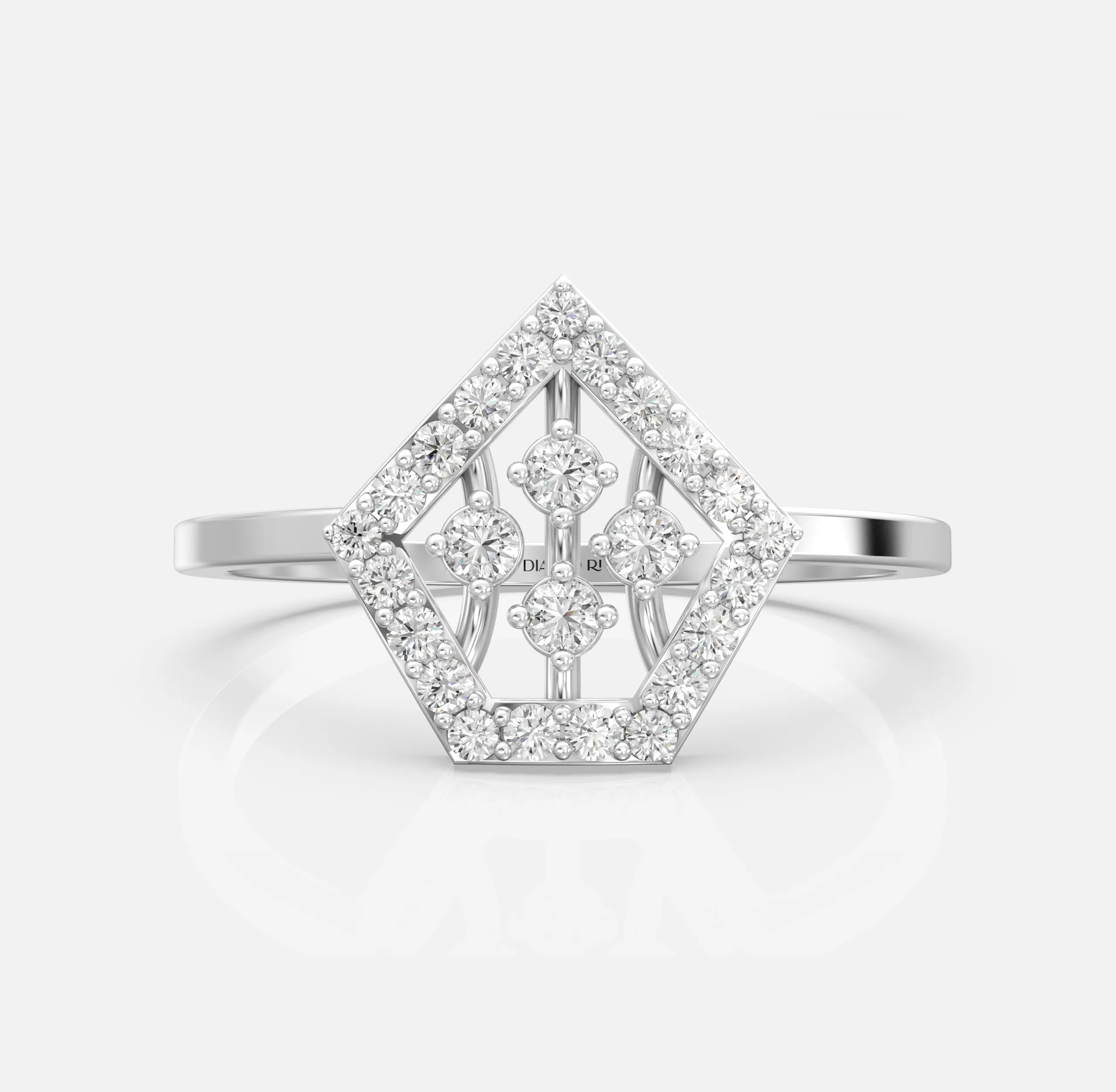 Celestial Frame Diamond Ring