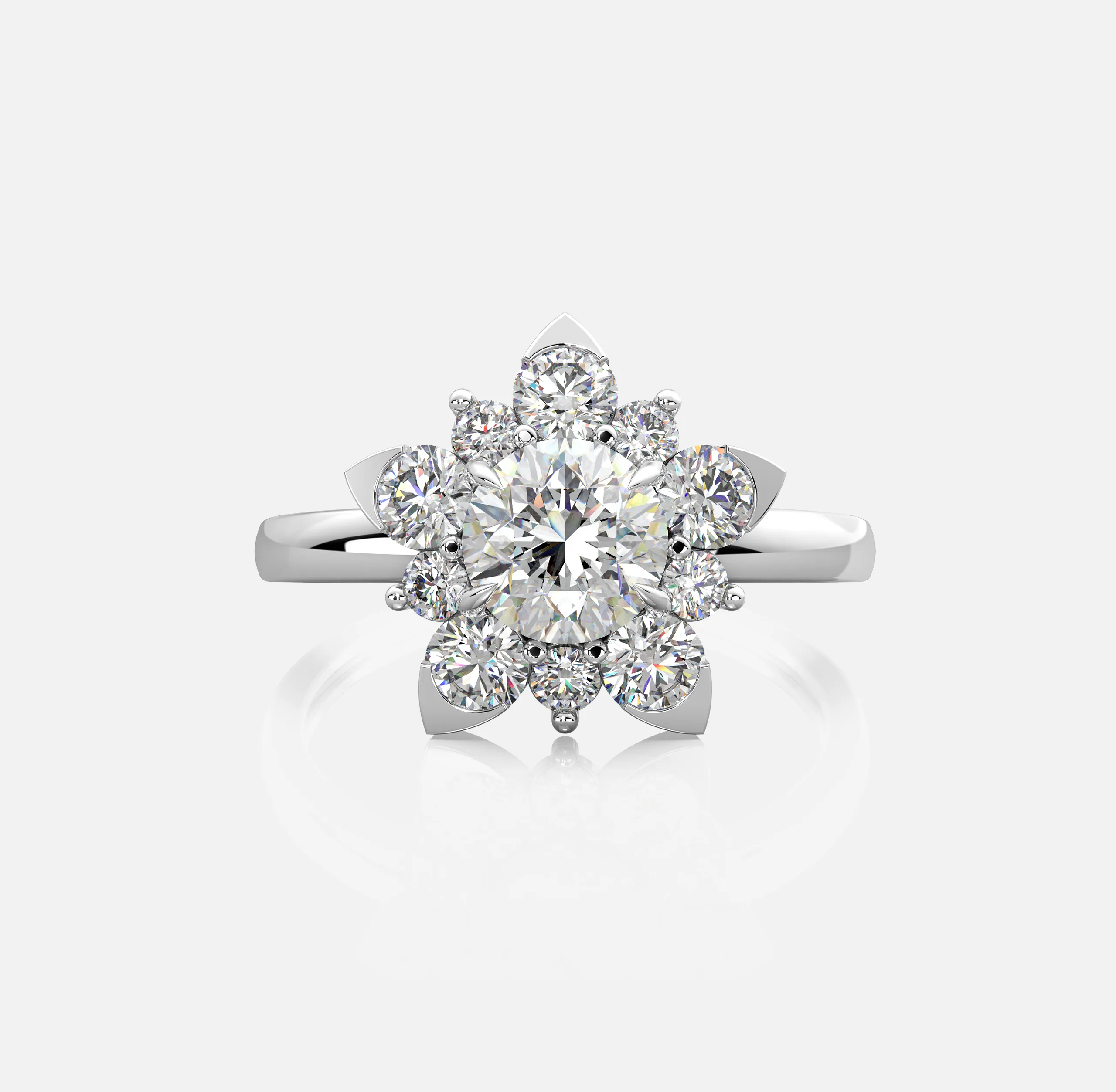 Timeless Floral Diamond Ring