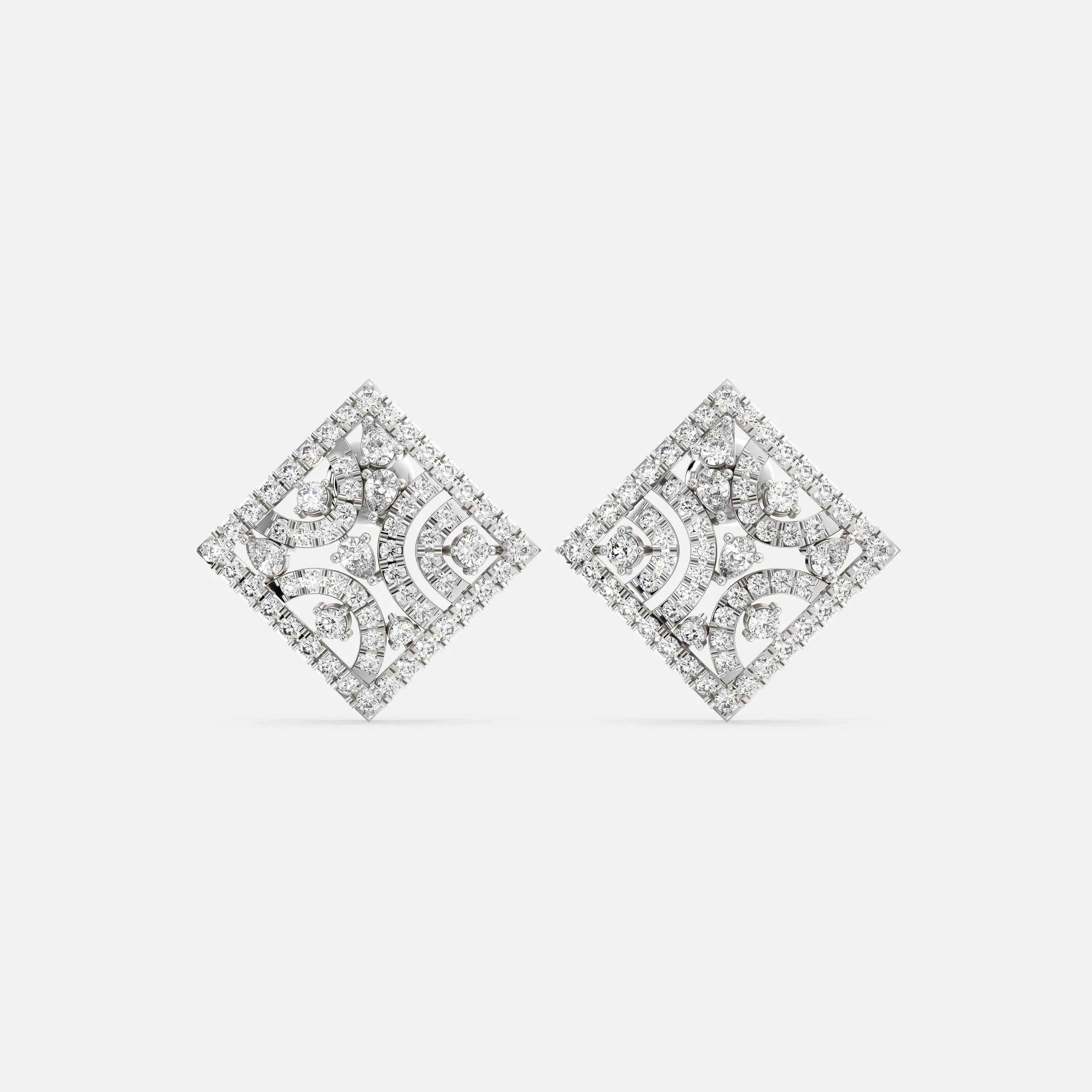 Aurelia Wave Diamond Earrings