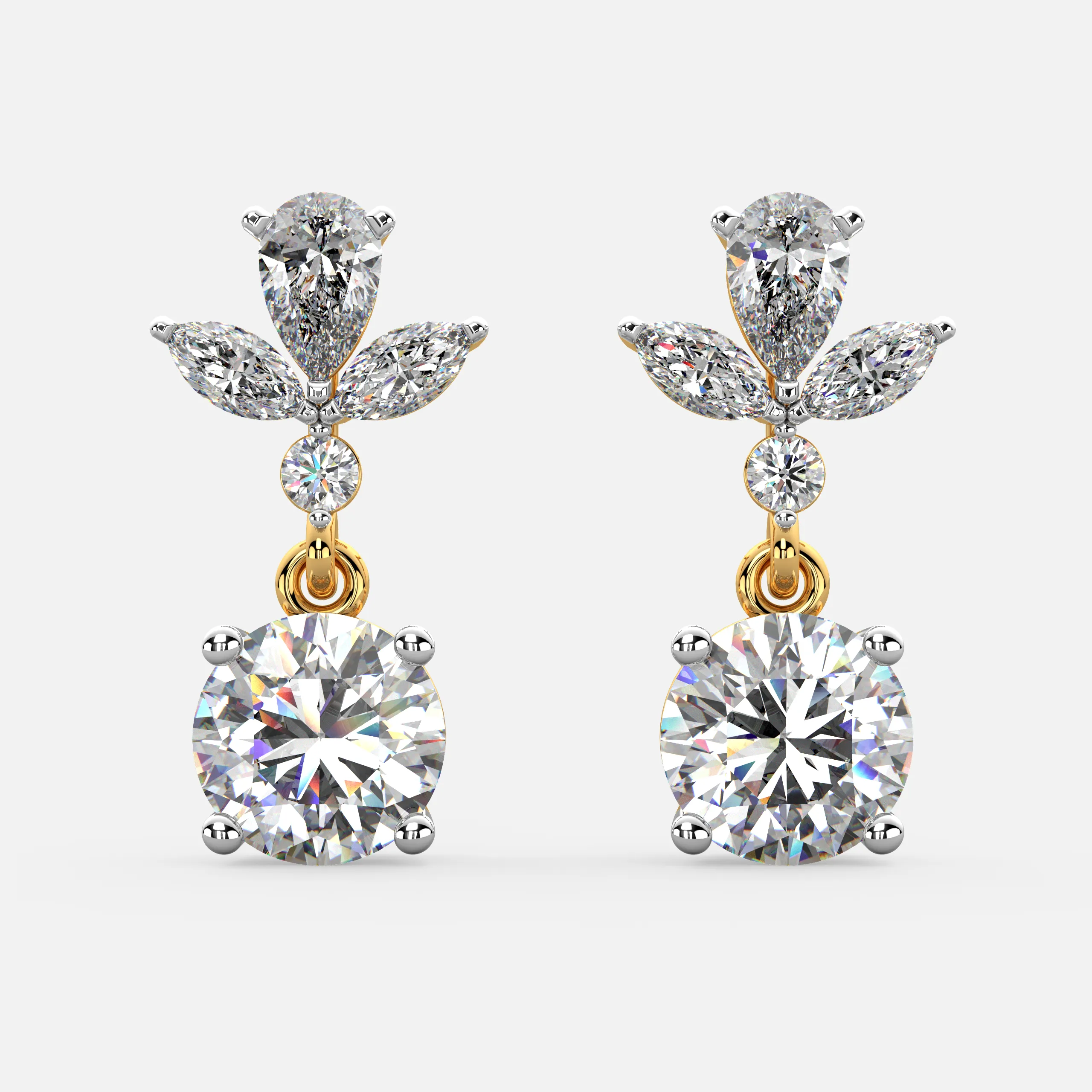 Flora Radiance Diamond Earrings