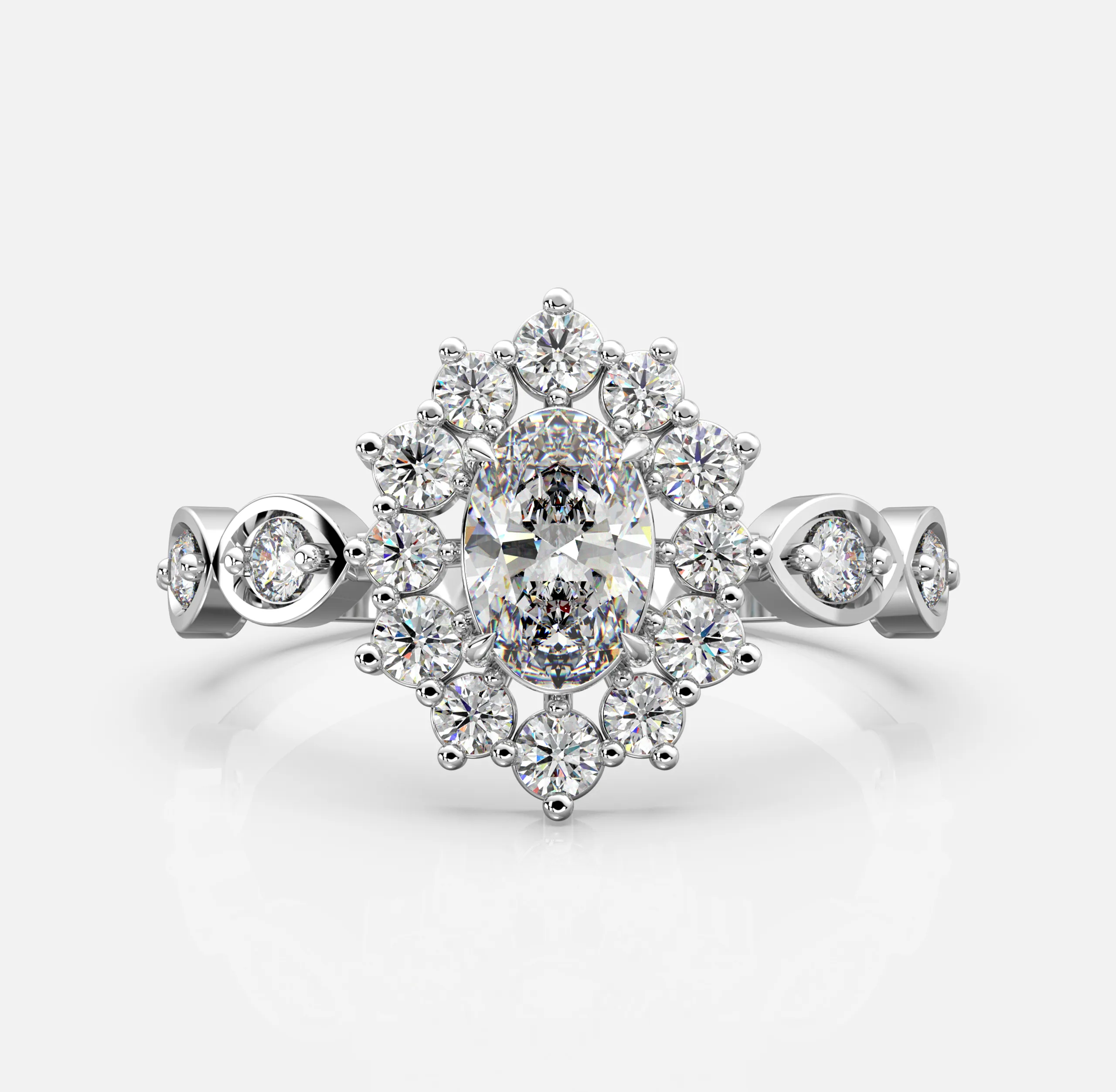 Opalina Halo Ring