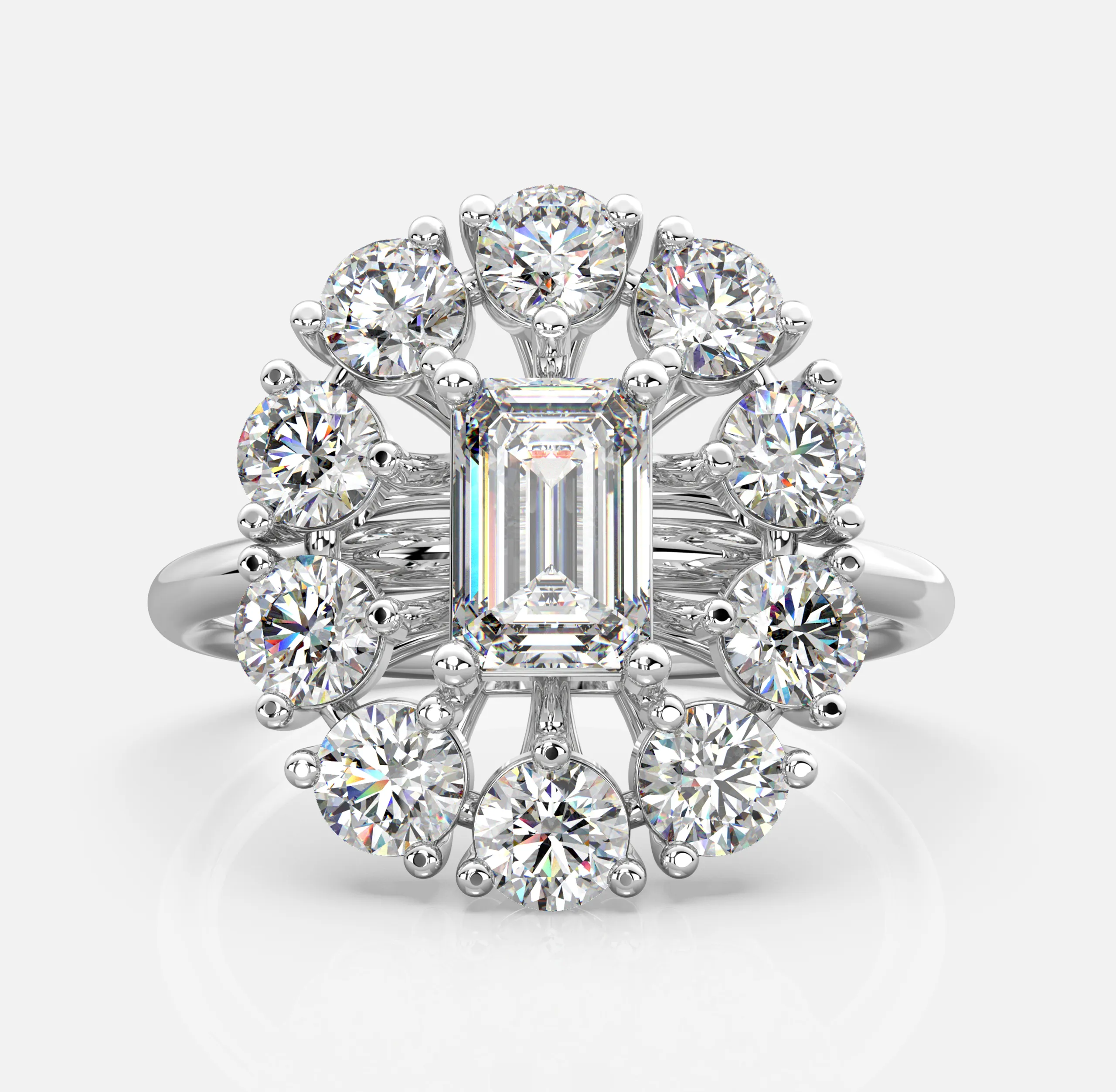 Eterna Bloom Diamond Ring