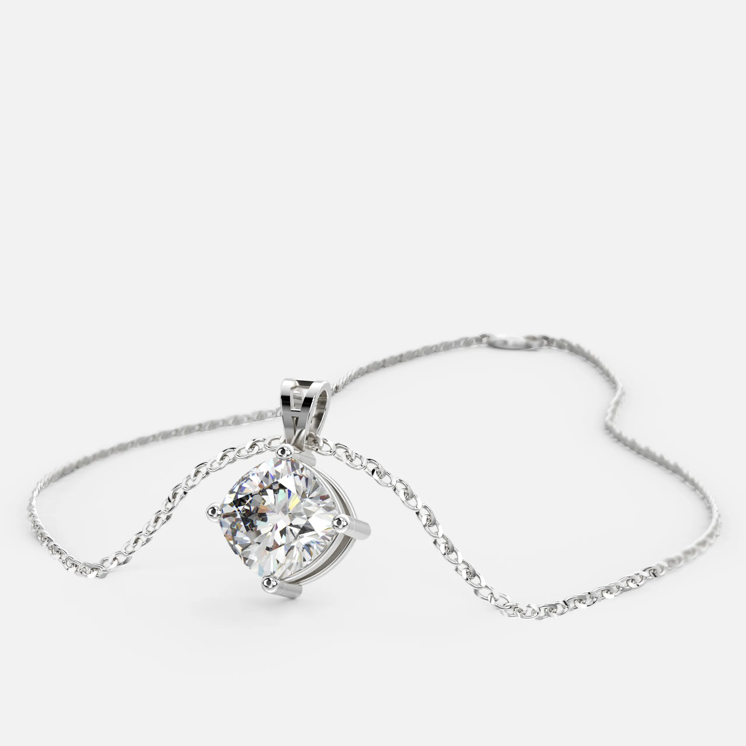 Solitaire Diamond Pendant
