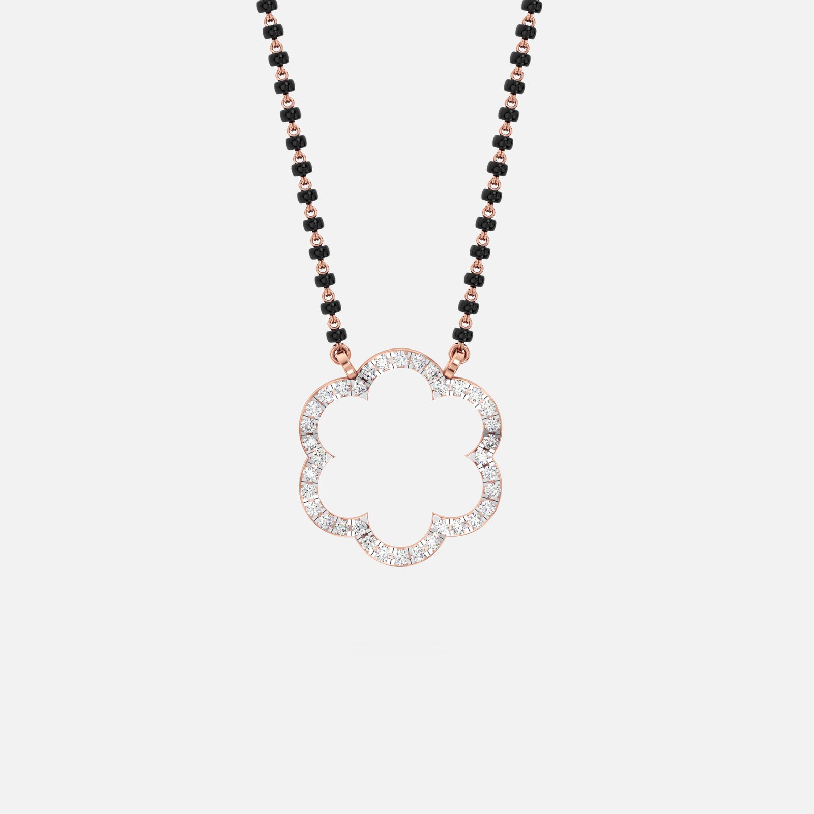 Floral Bloom Diamond Mangalsutra