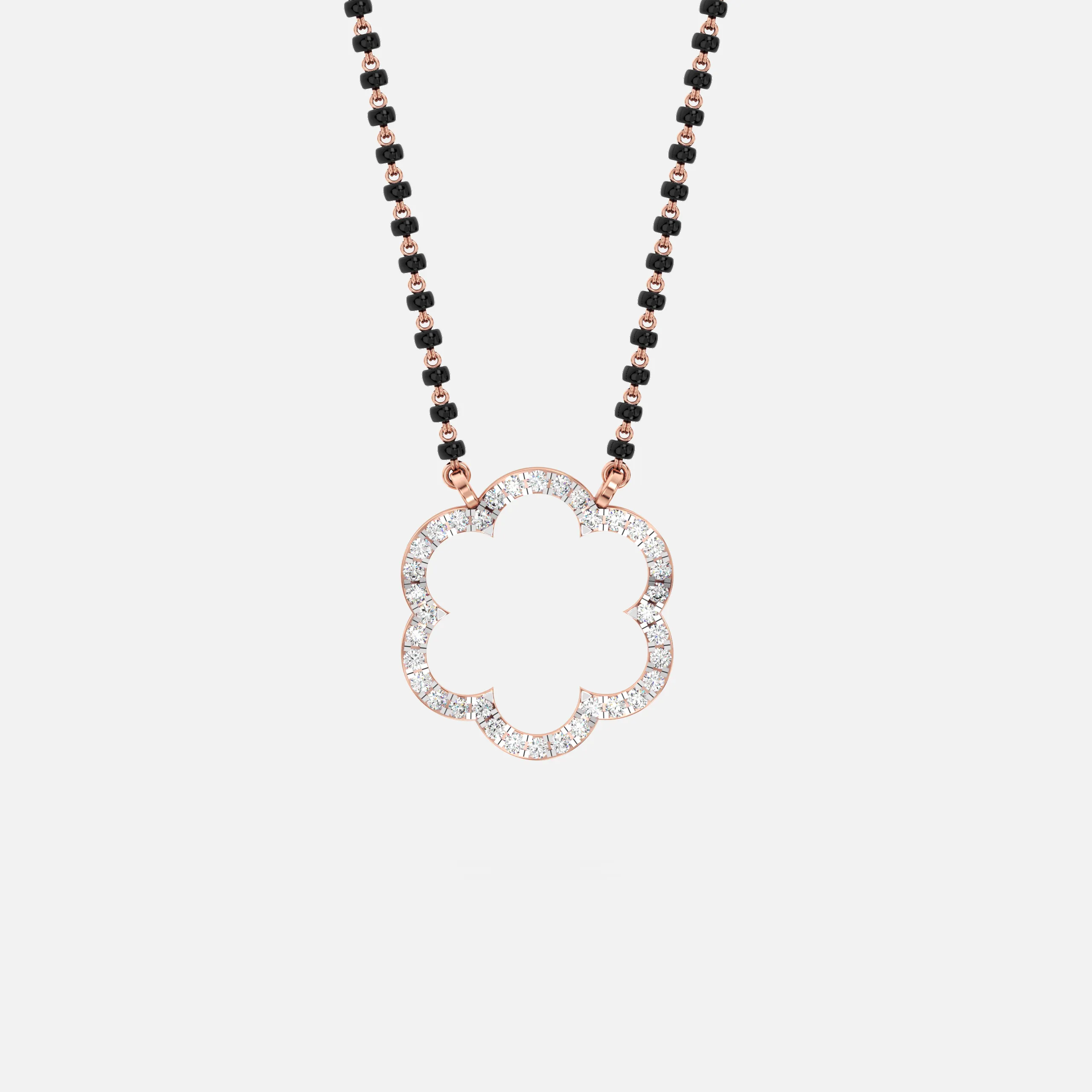 Floral Bloom Diamond Mangalsutra