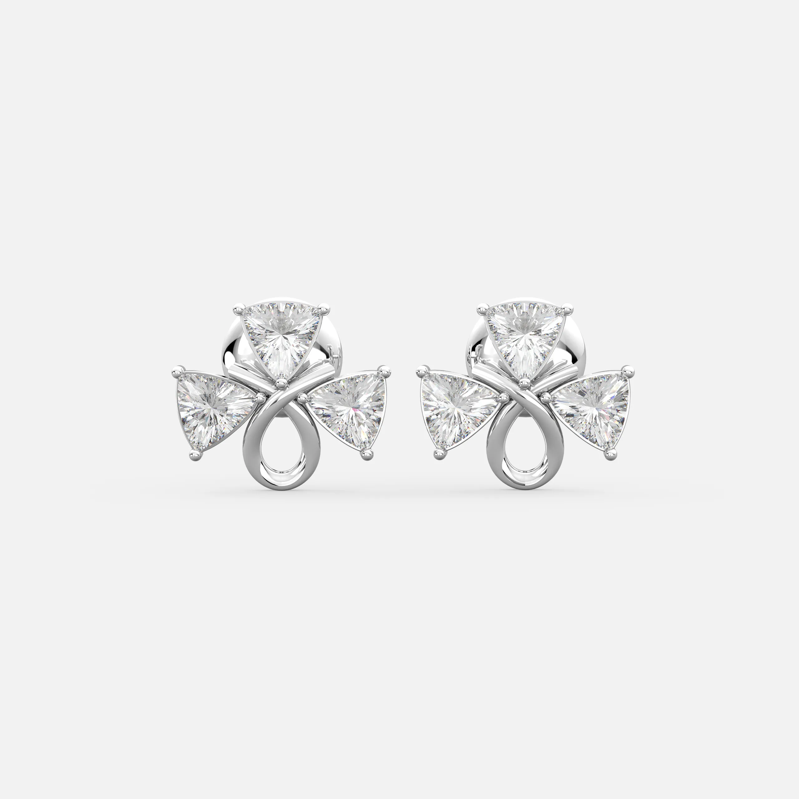 Petal Loop Diamond Earrings