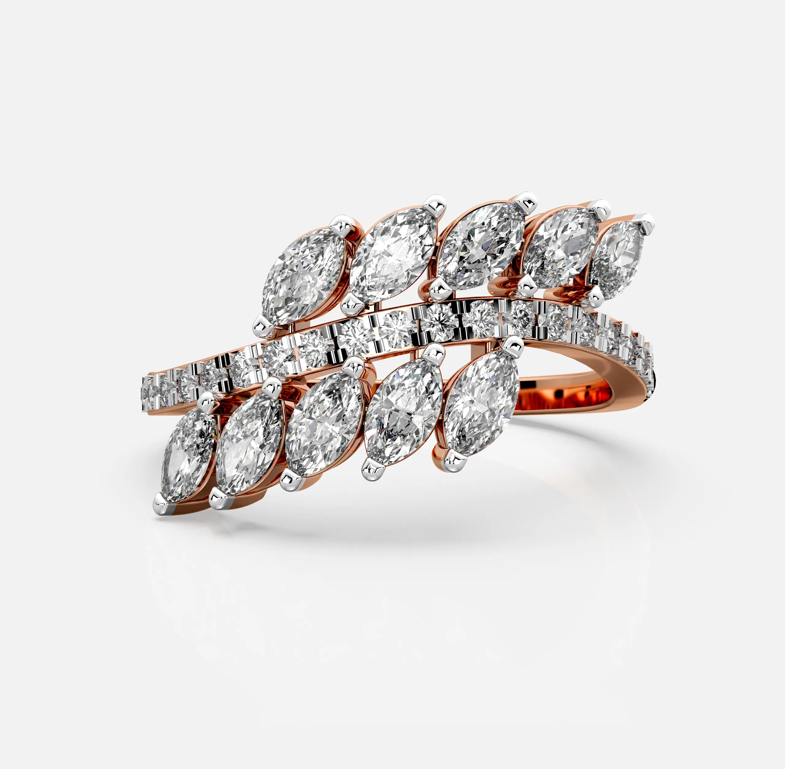 Eternal Leaf Diamond Ring