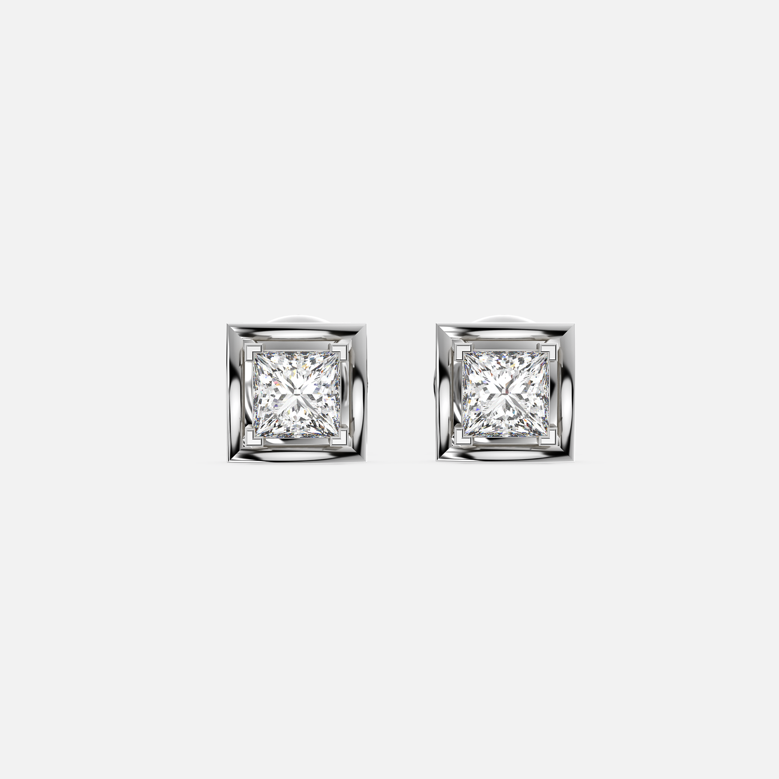 Radiant Prism Diamond Earring
