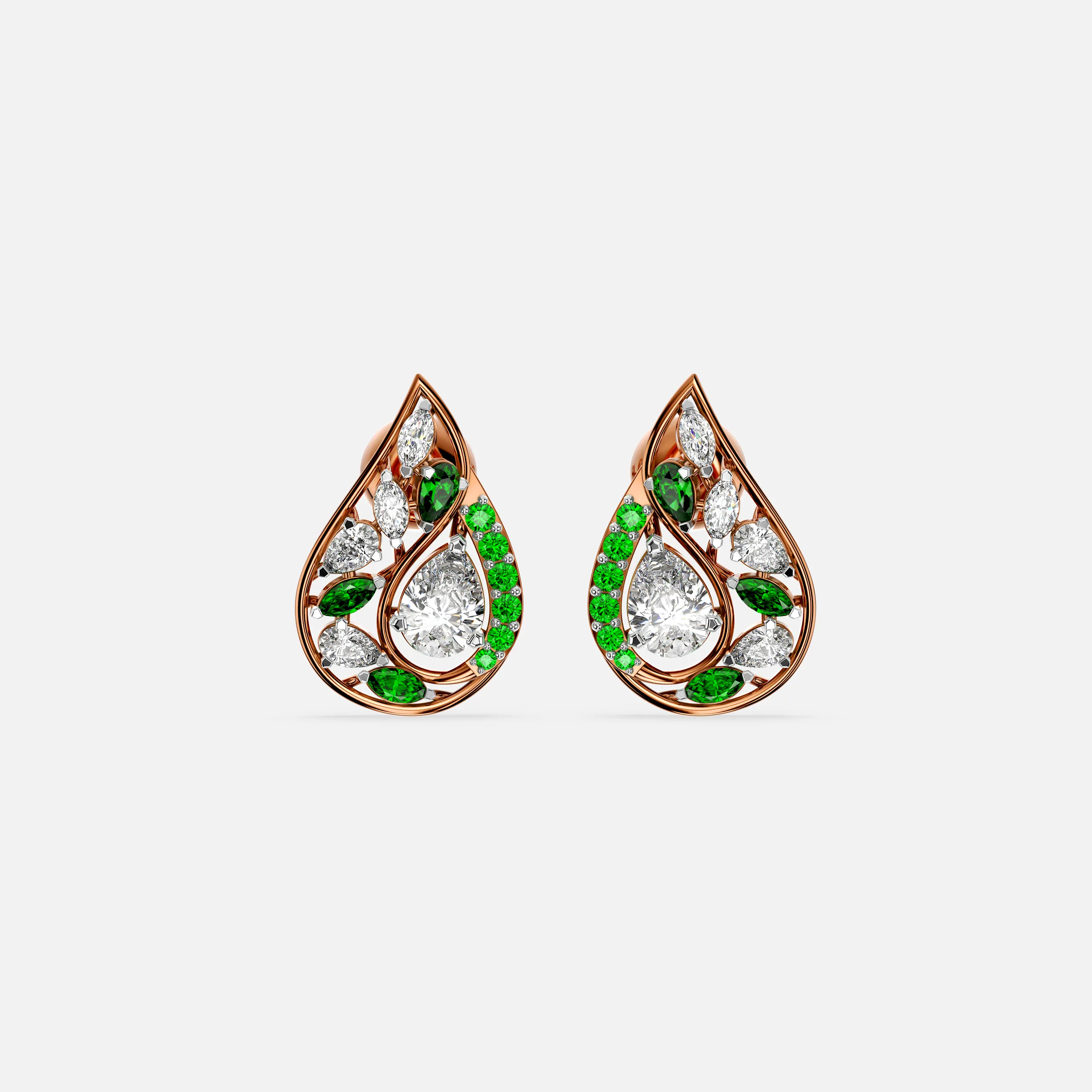 Starlit Leaf Earrings