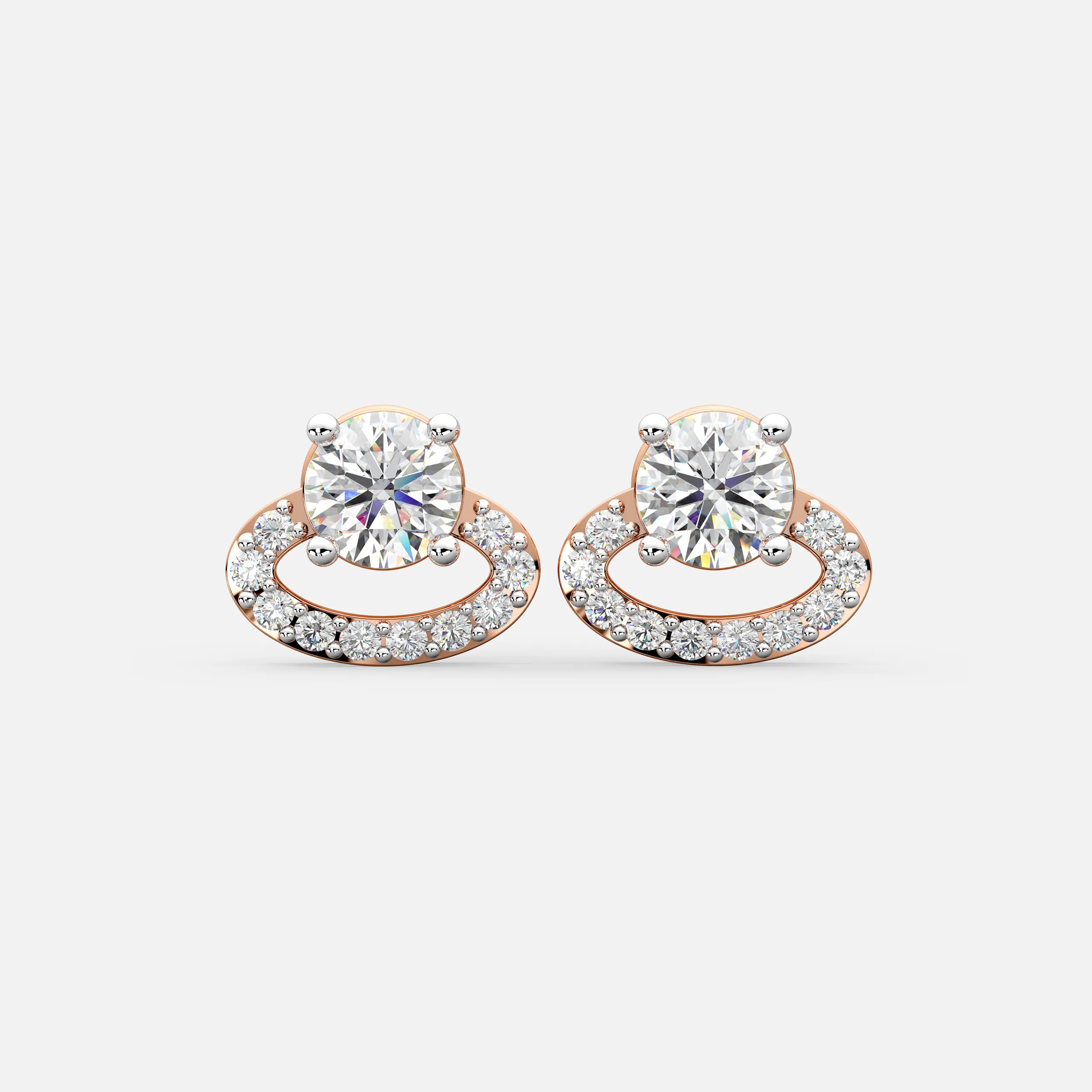 Twilight Loop Diamond Earrings