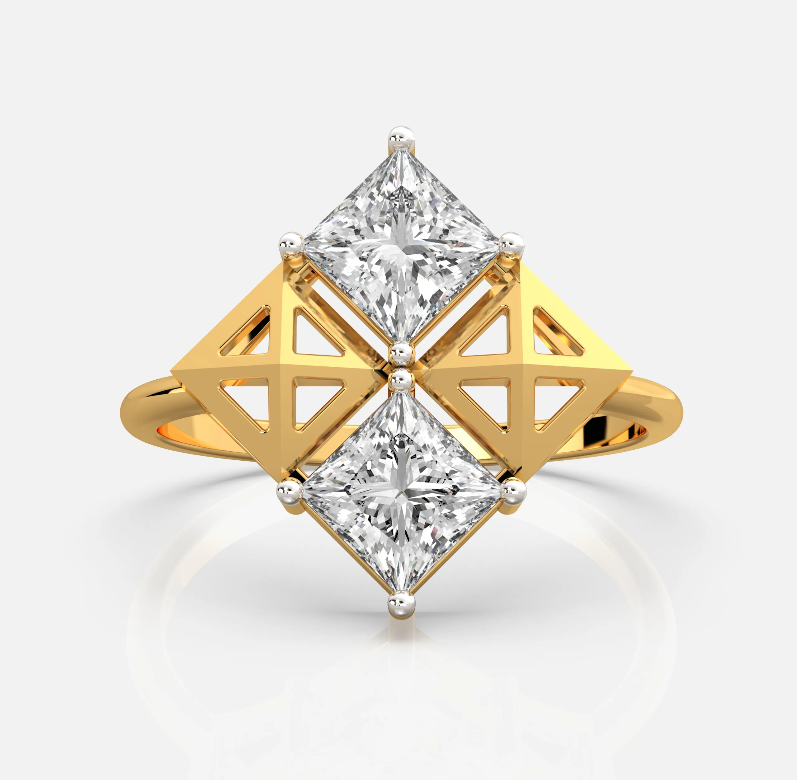 Celestia Frame Diamond Ring