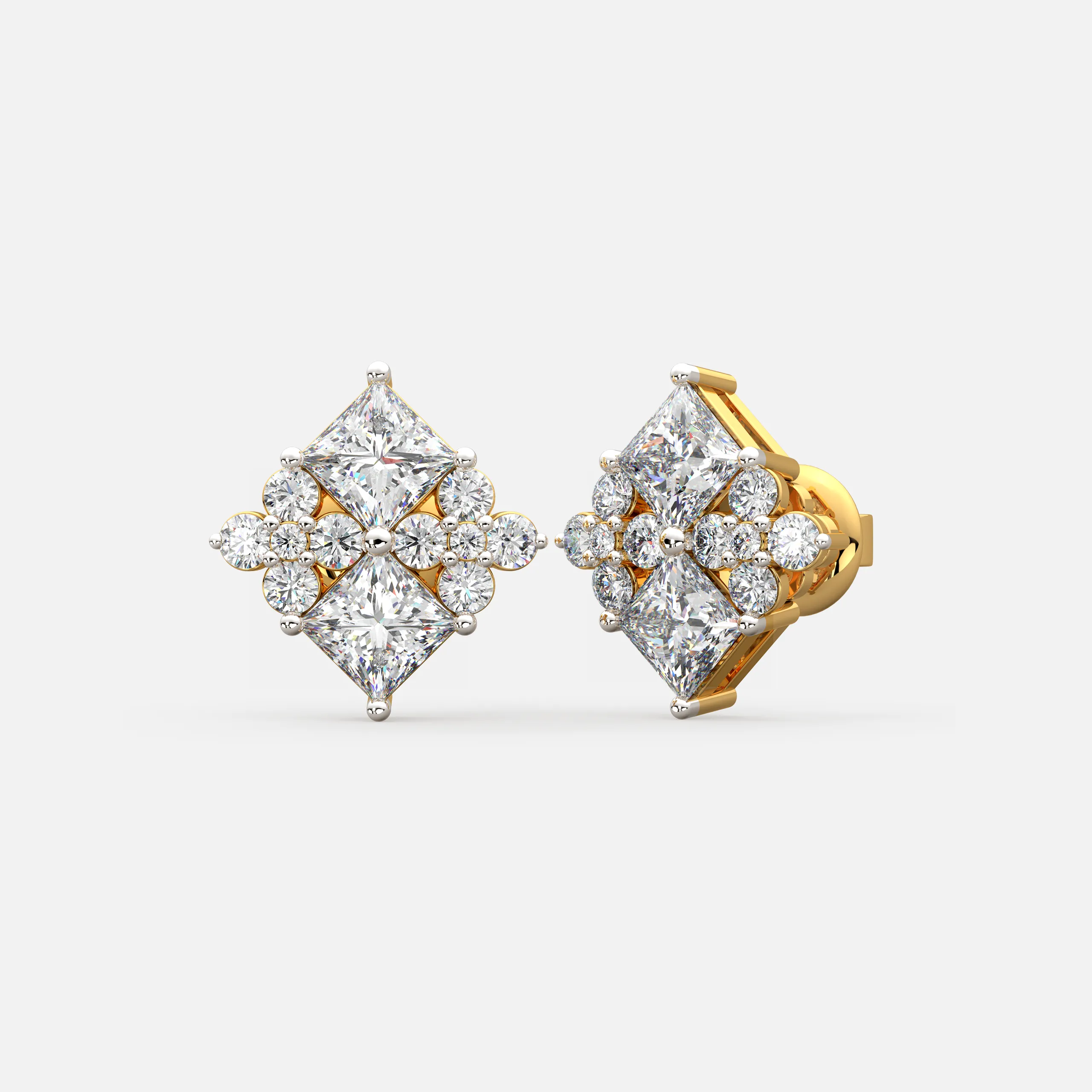 Regal Aura Diamond Earrings