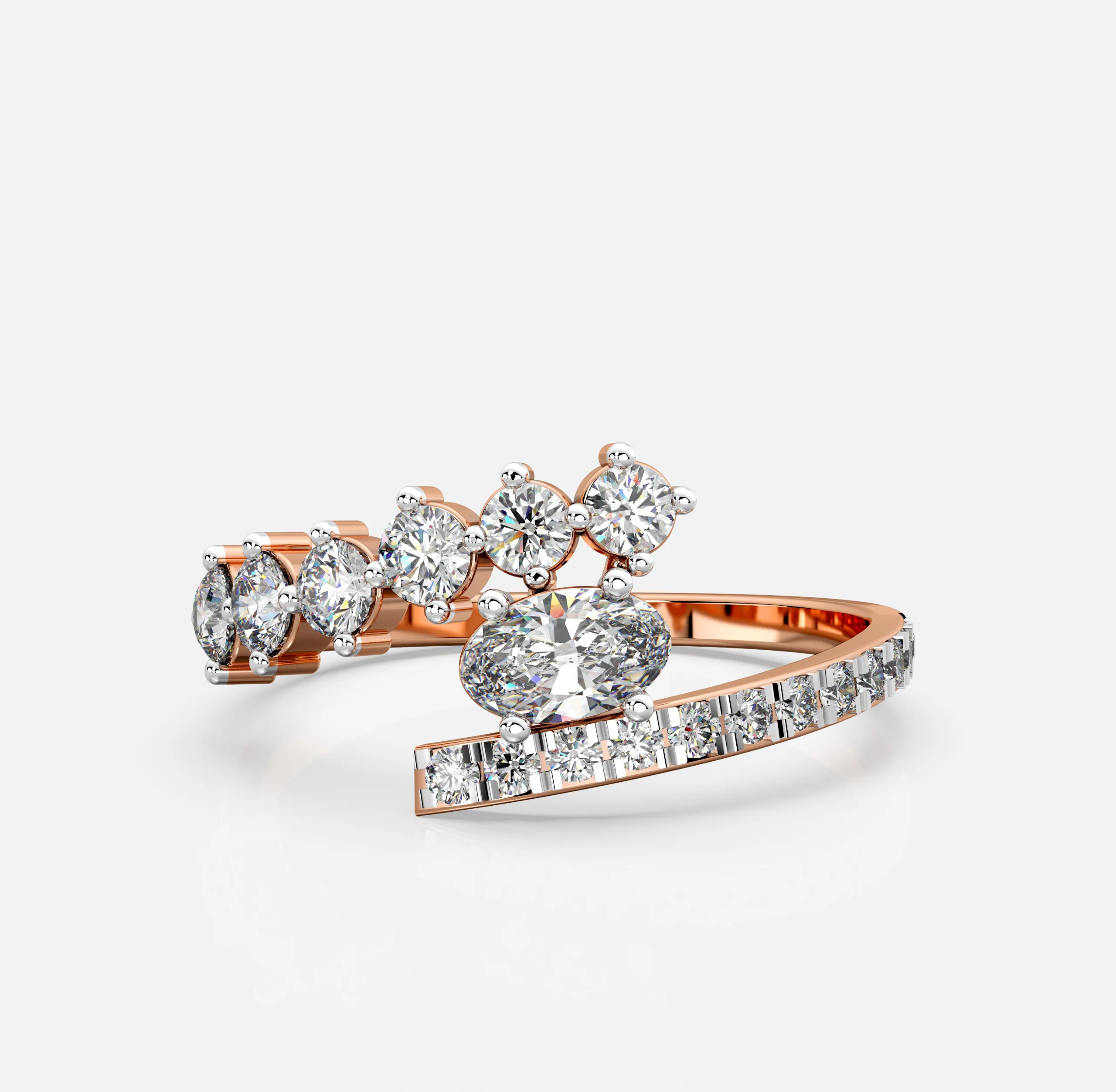 Petal Spiral Ring