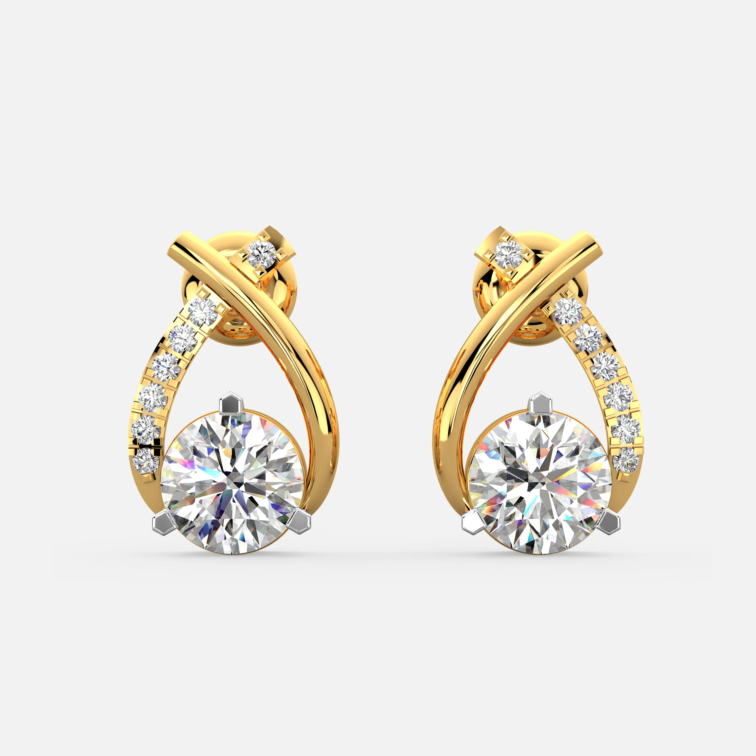 Classic Teardrop Diamond Earrings