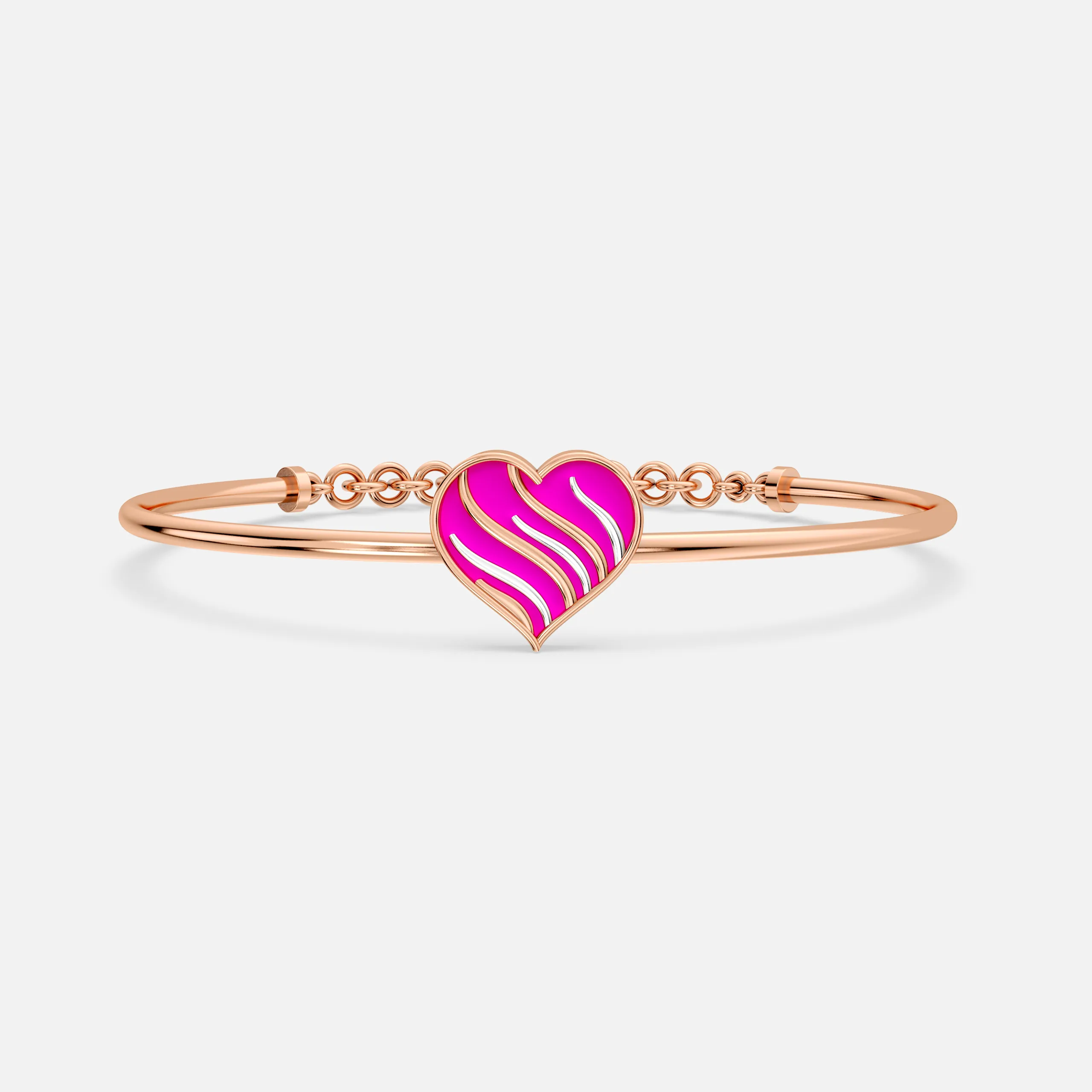 Amoura Wave Heart Bracelet