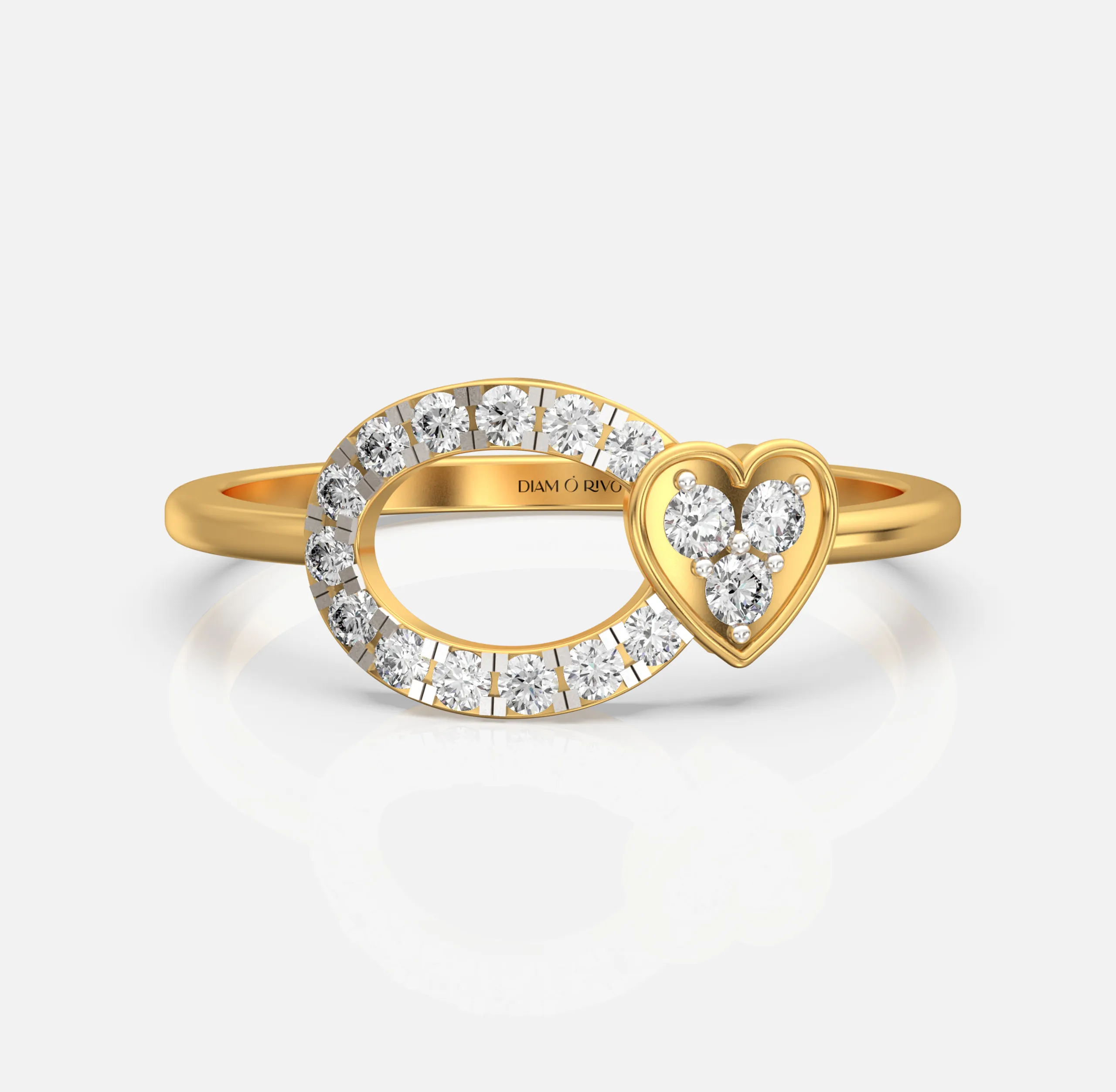Eternal Heart Loop Ring