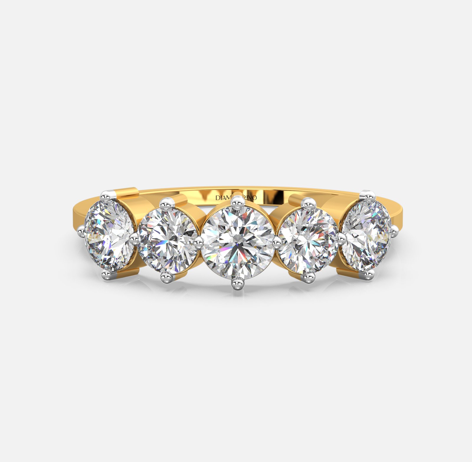 Eternal Five-Diamond Band Ring