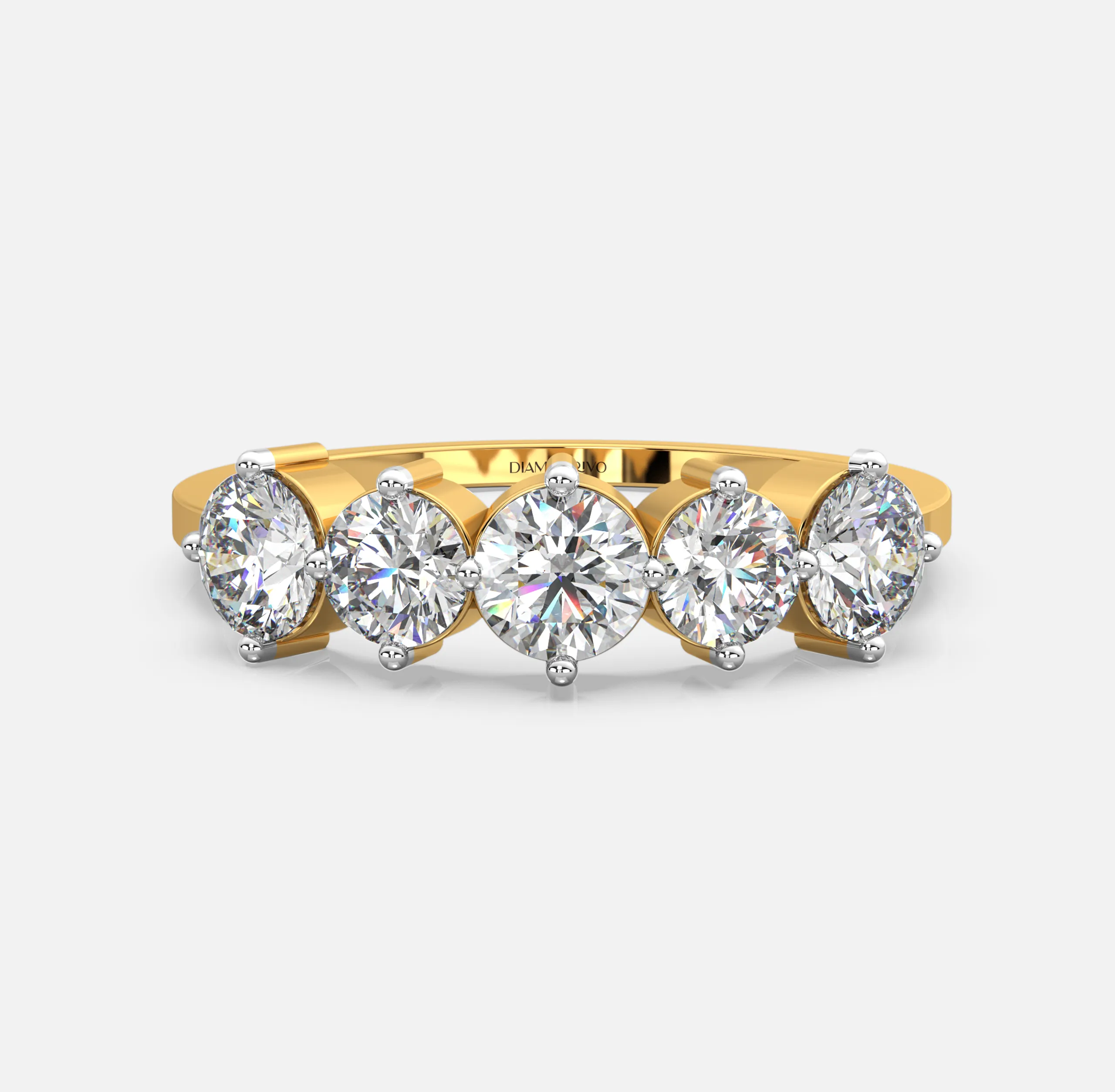 Eternal Five-Diamond Band Ring
