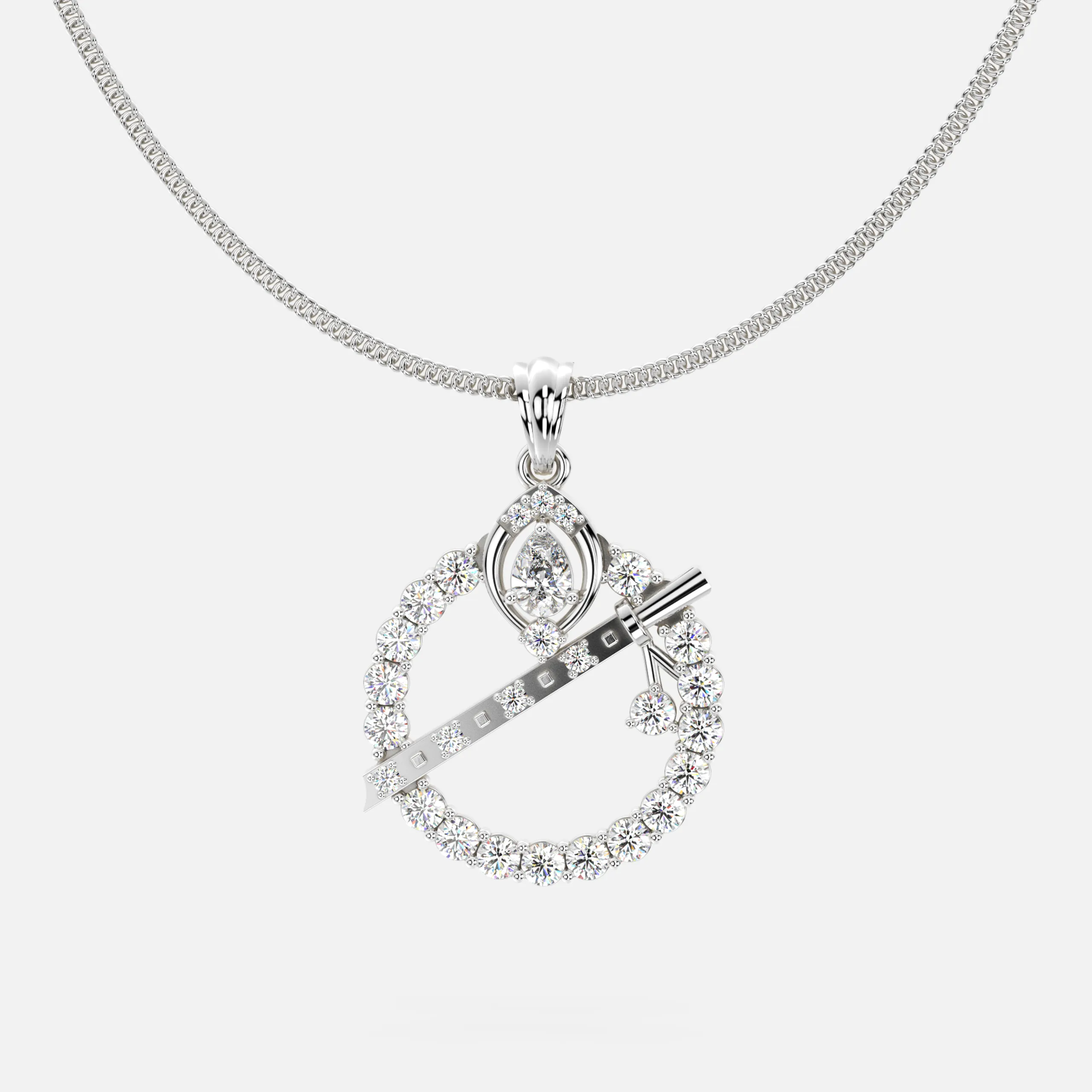 Krishna Venu Diamond Pendant