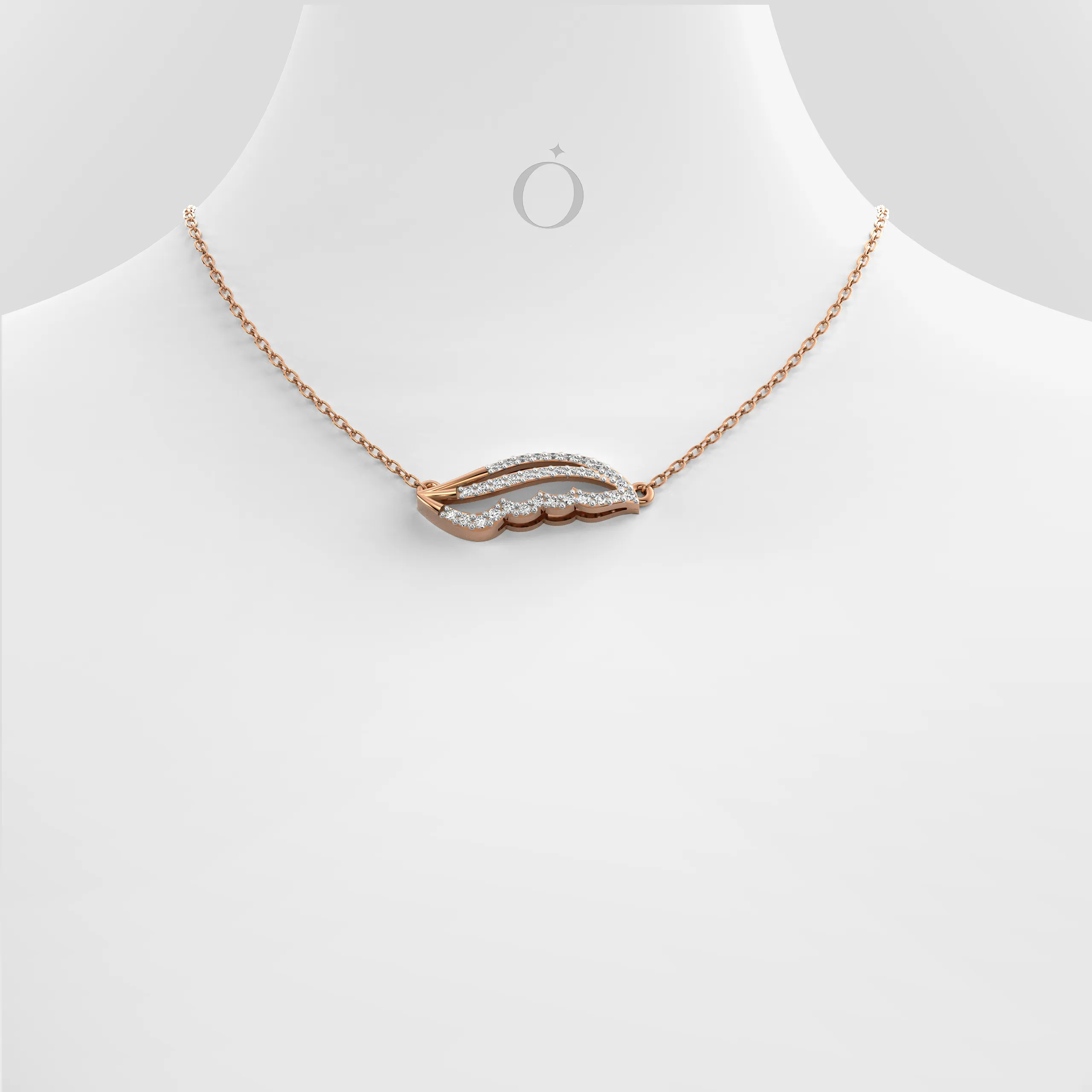 Lunavine Diamond Necklace