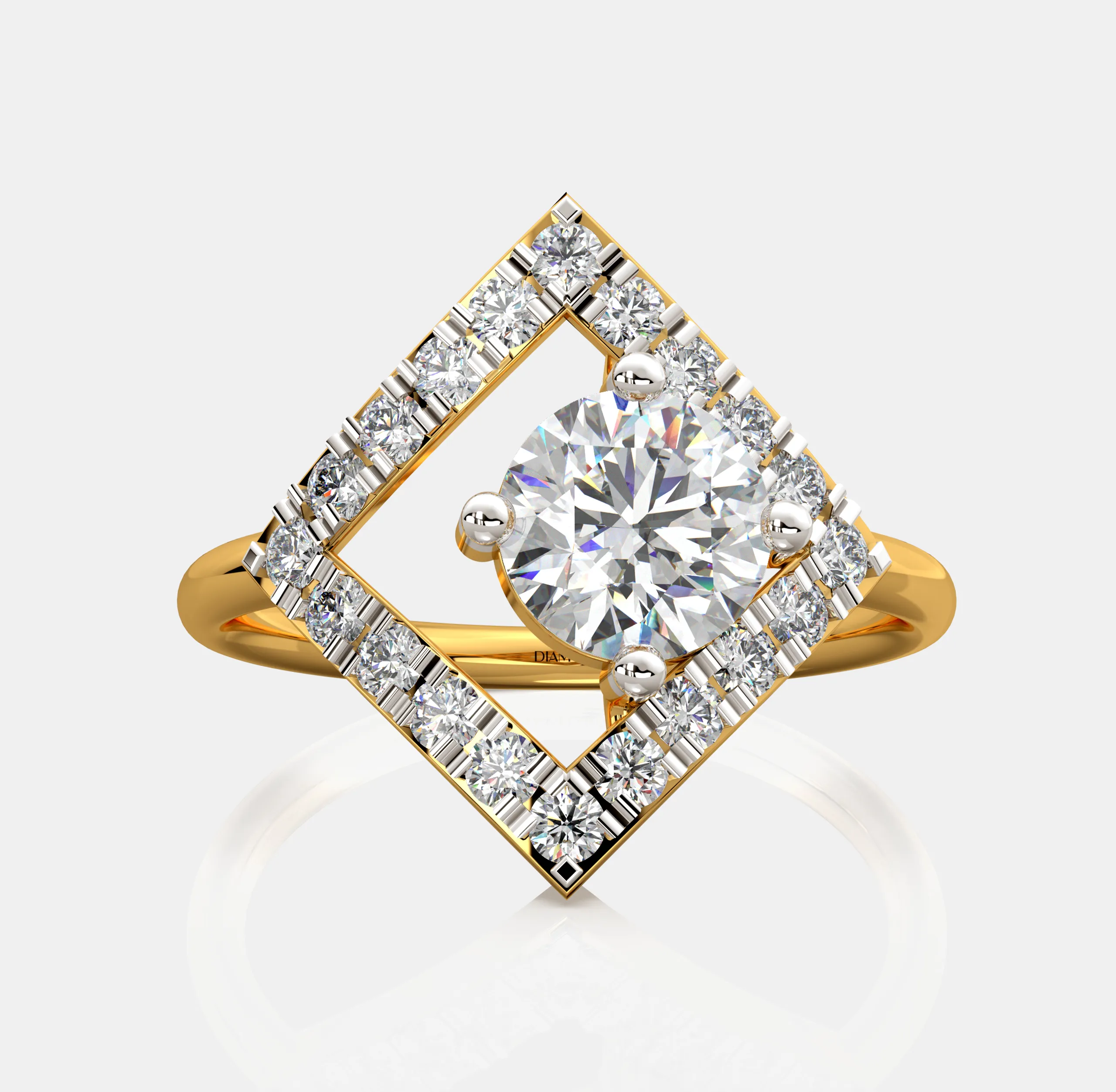 Celeste Frame Diamond Ring