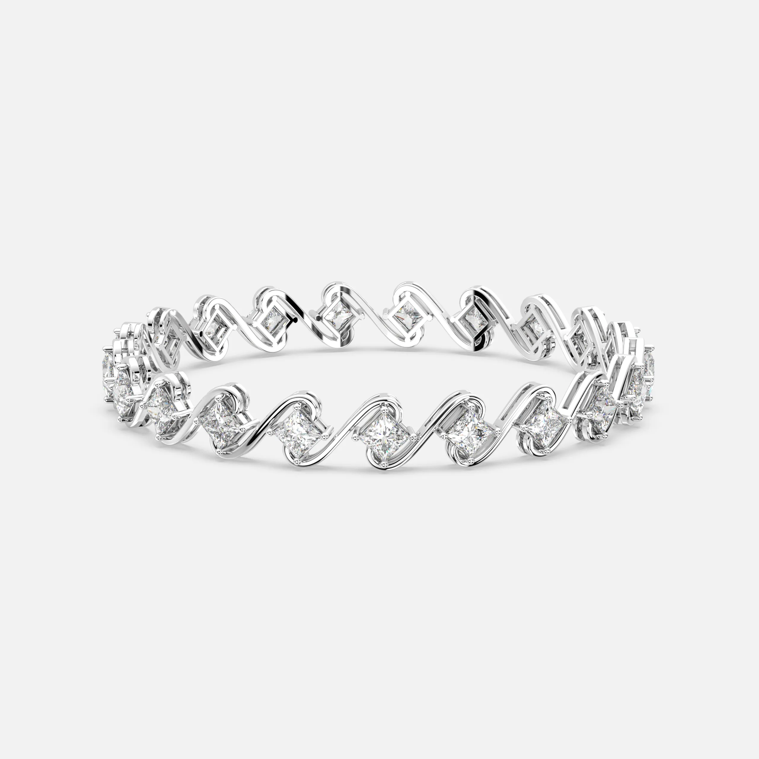 Zigzag Diamond Bracelet