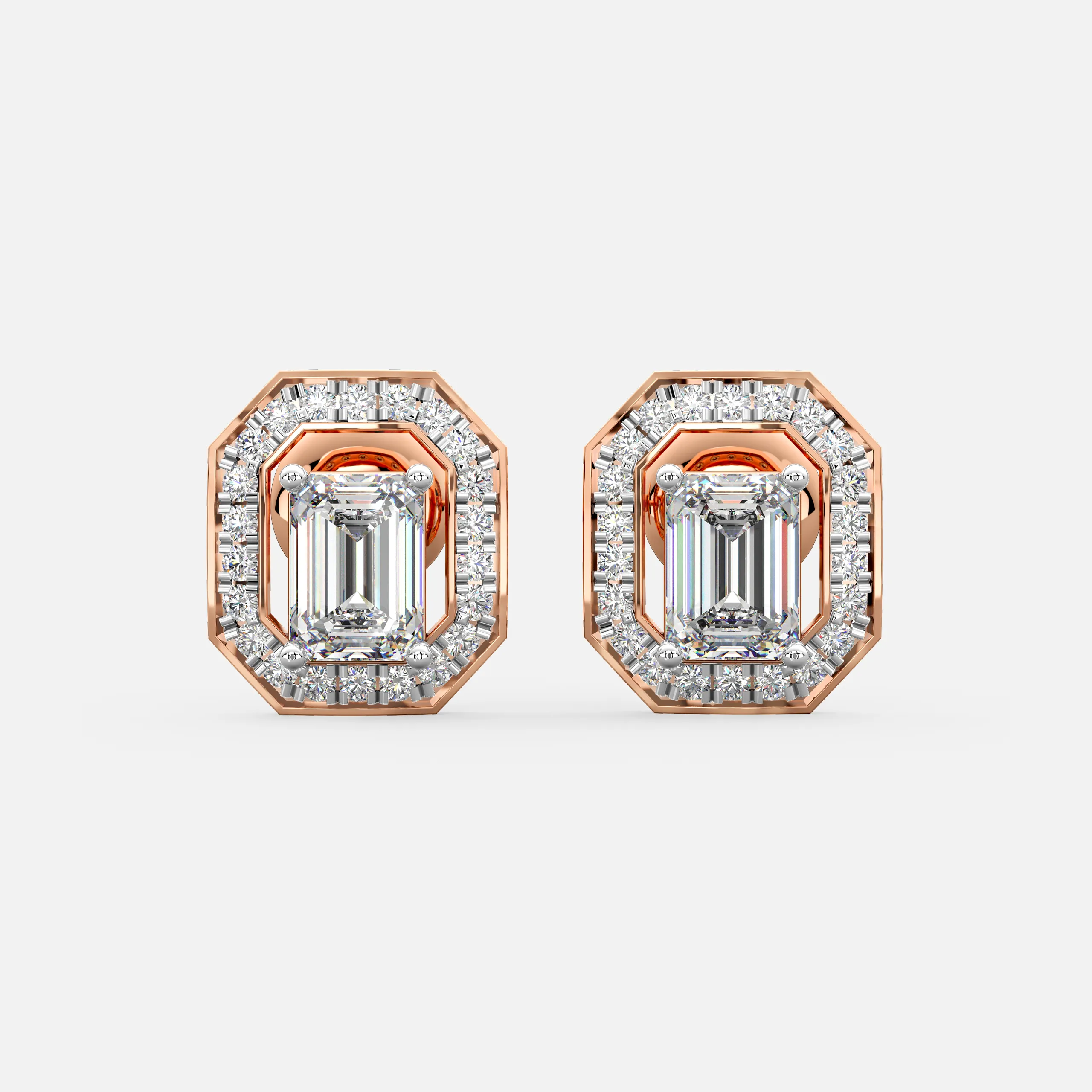 Imperial Frame Diamond Earrings
