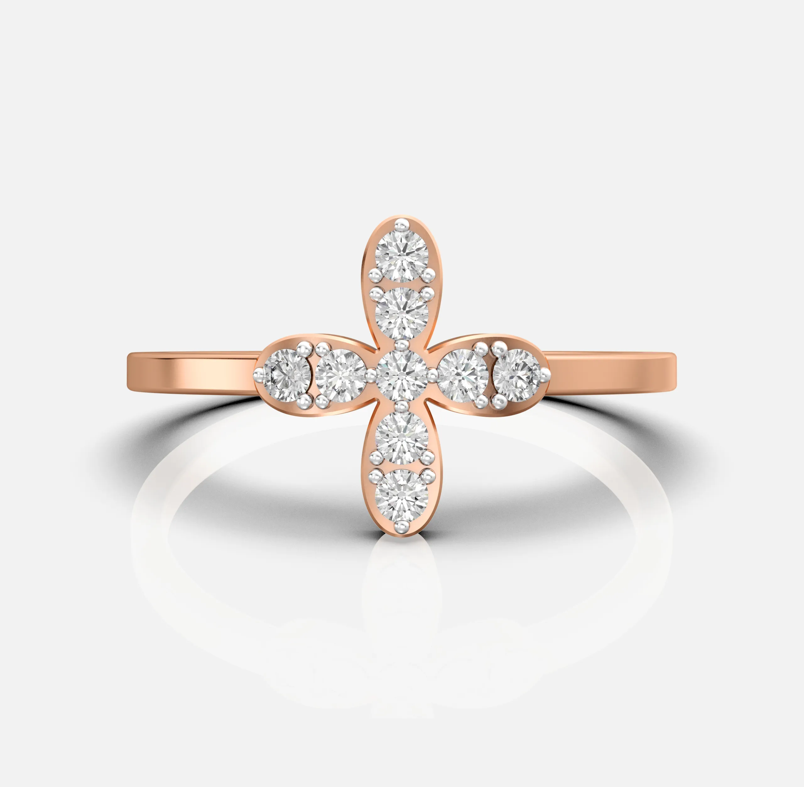 Floral Bloom Diamond Ring