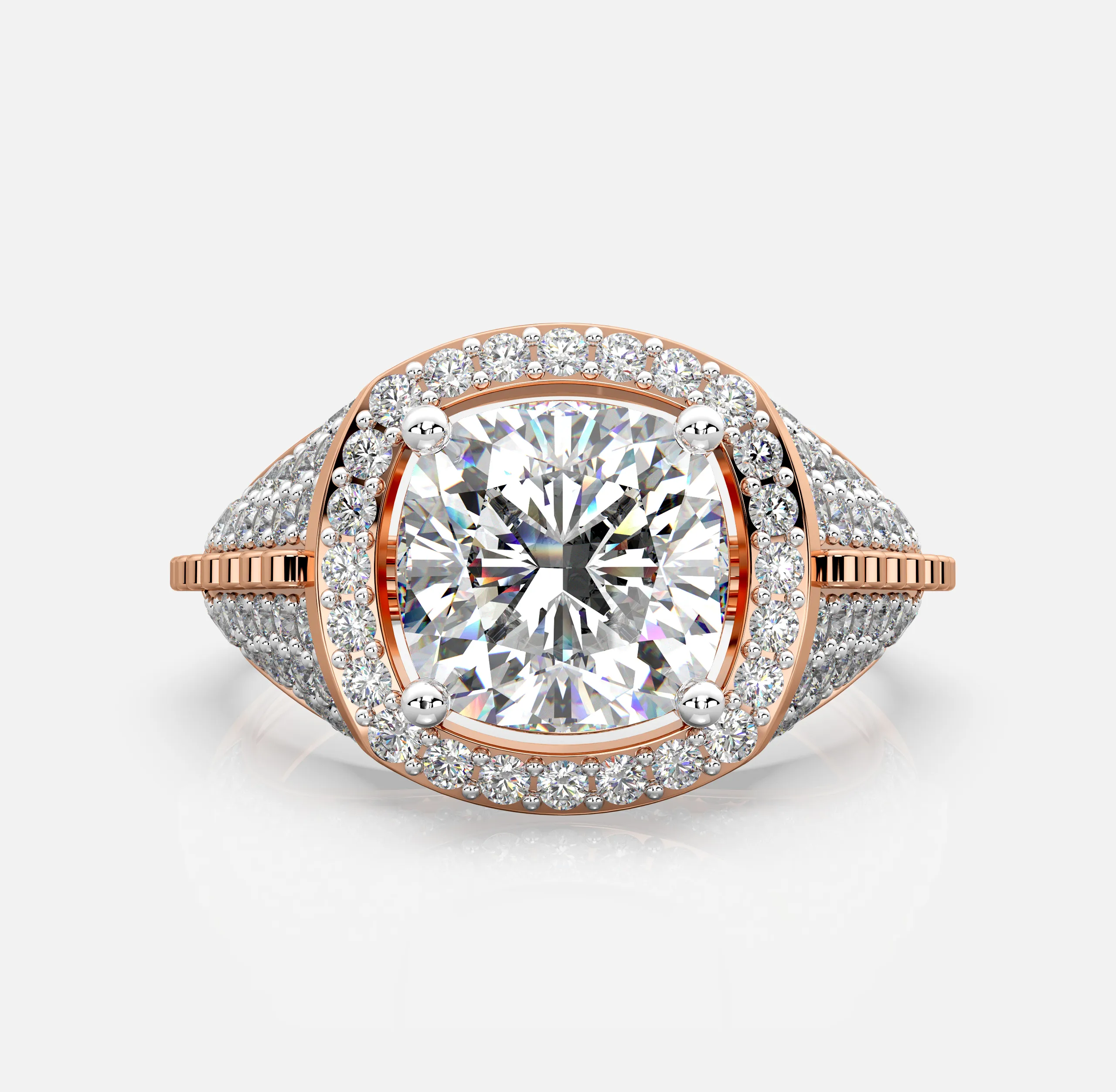Regent Halo Ring
