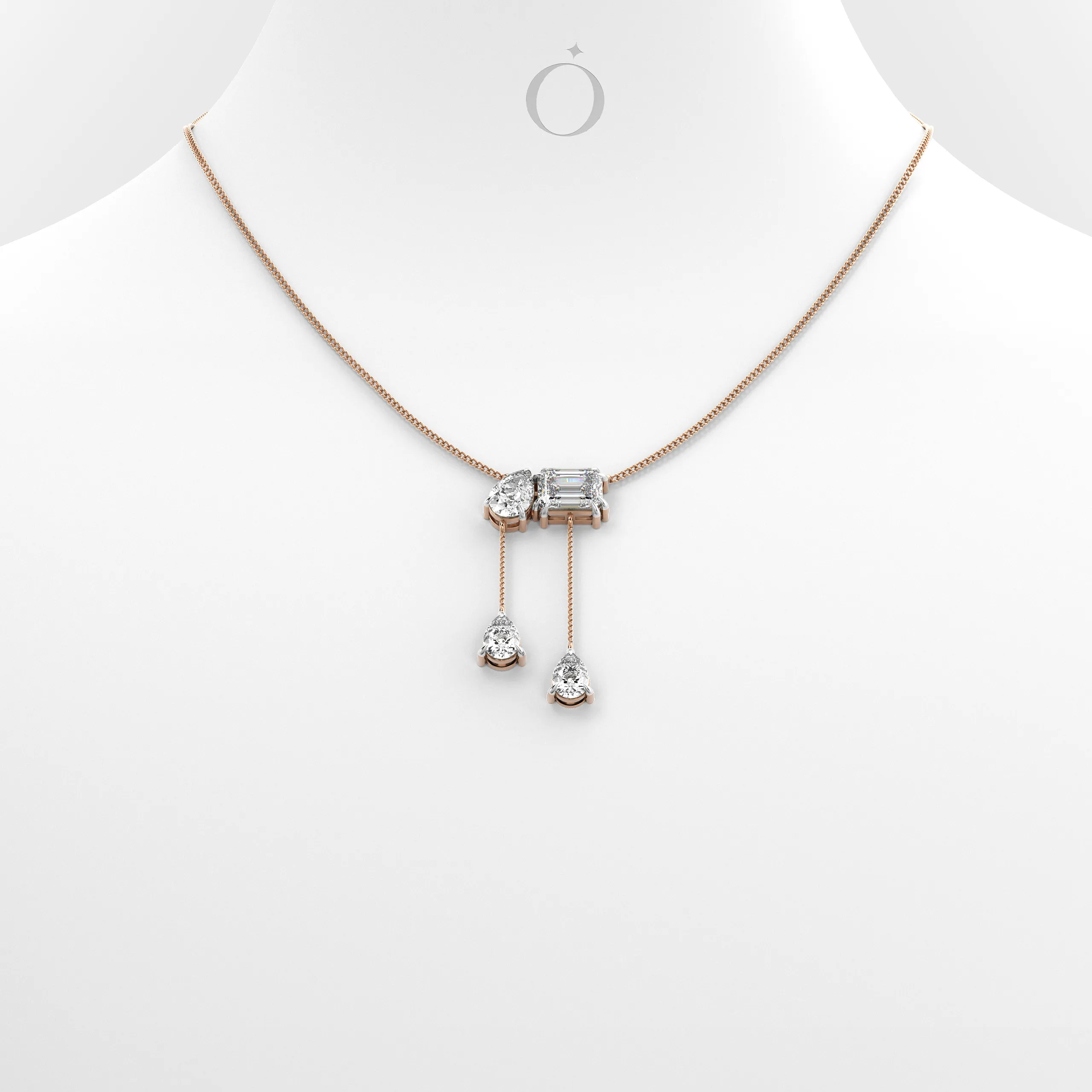 Duo Drape Necklace