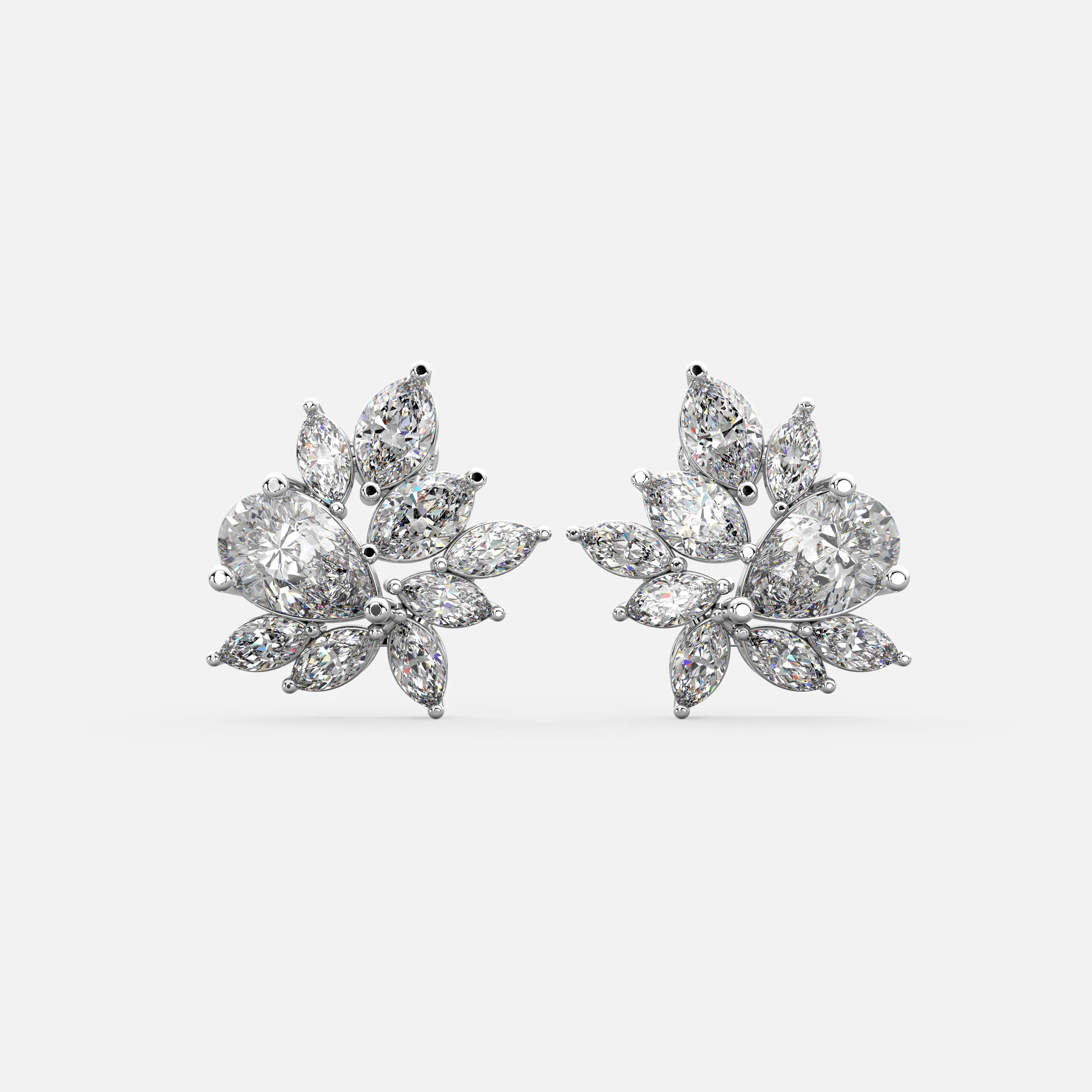 Petal Grace Diamond Earrings