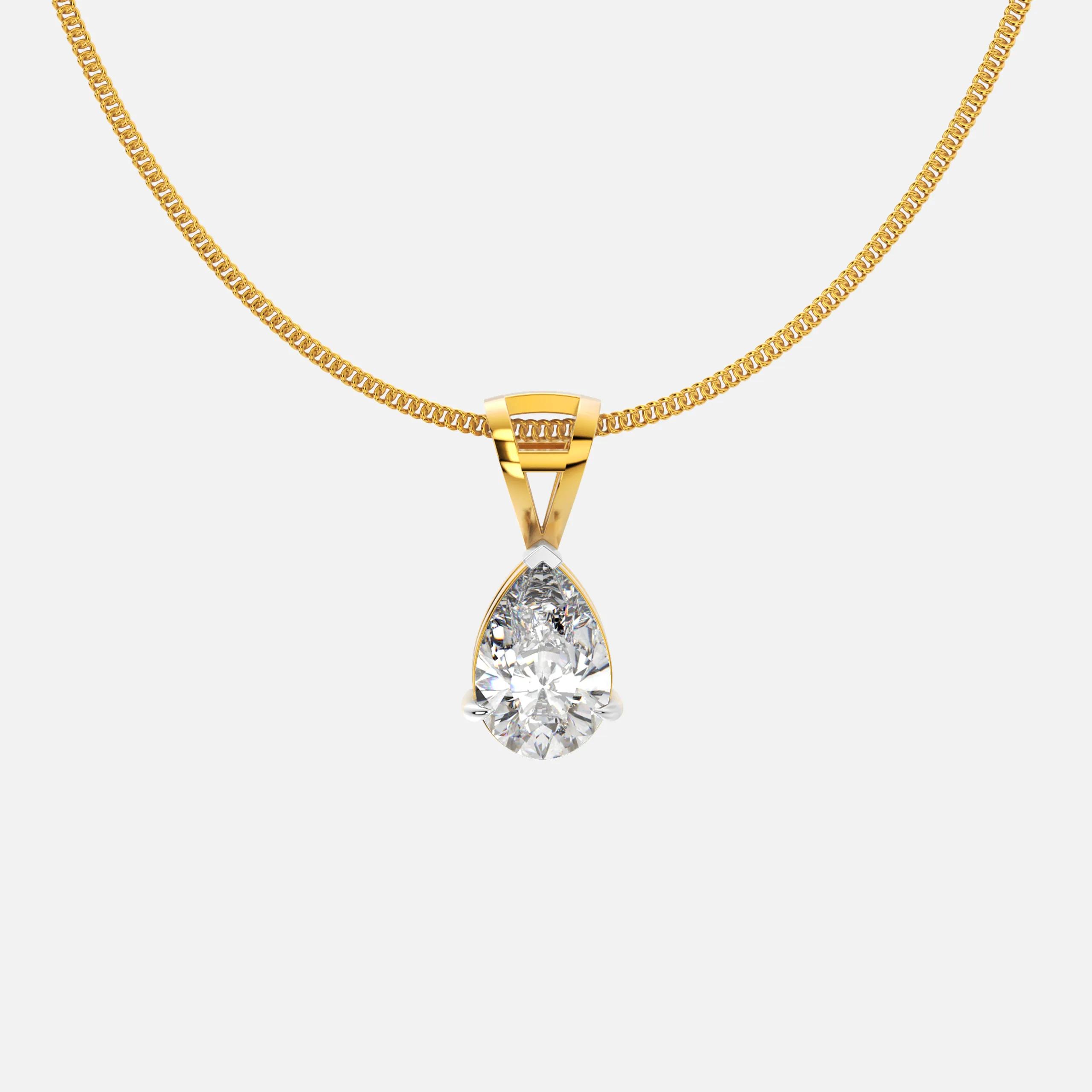 Lustre Teardrop Pendant