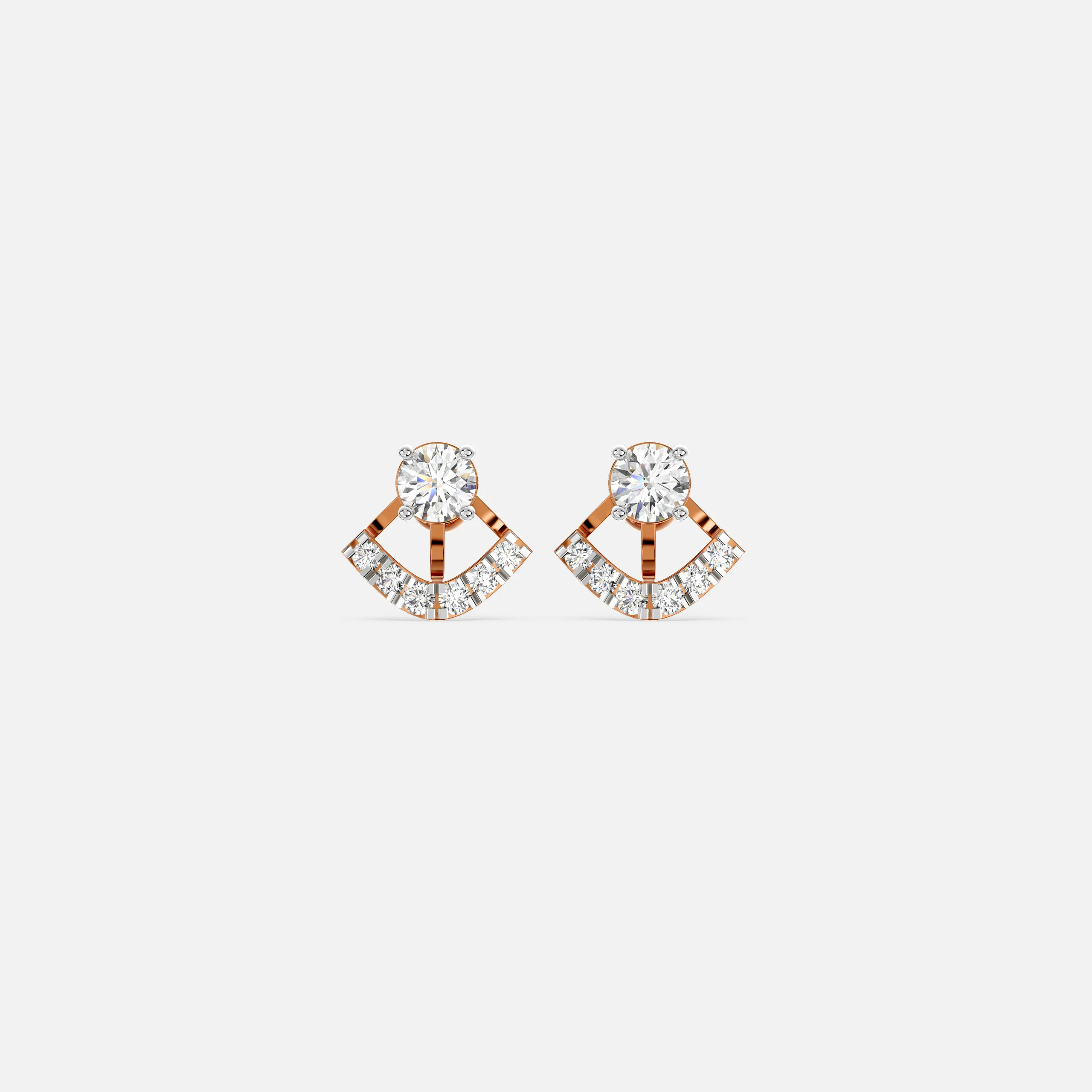 Celeste Arc Diamond Earrings