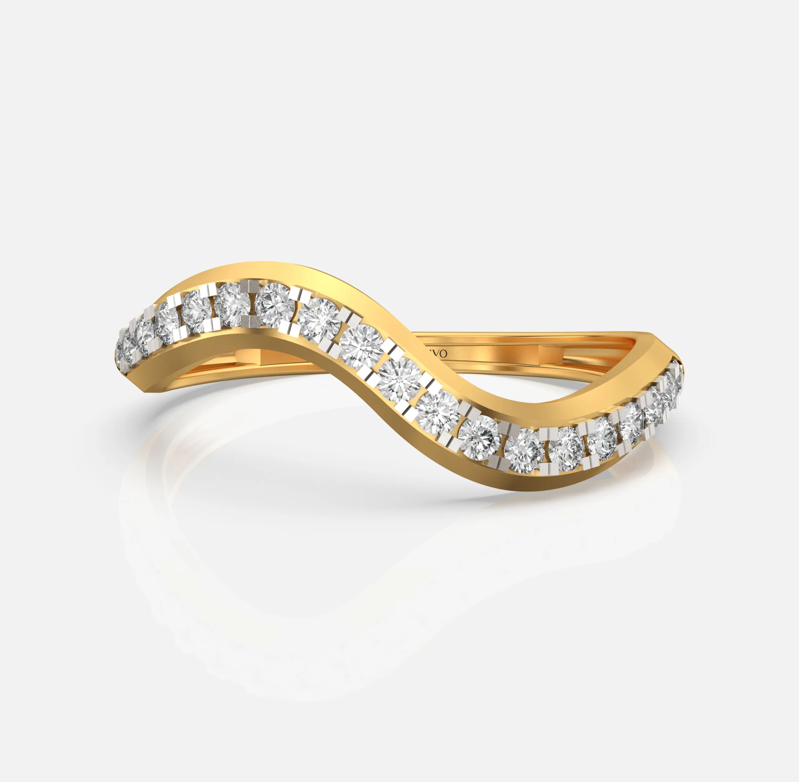 Eterna Wave Diamond Ring